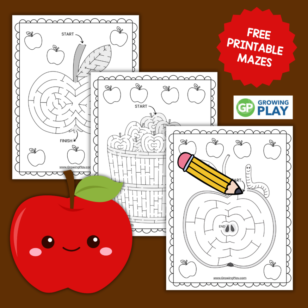 Preschool Mazes Free Printable