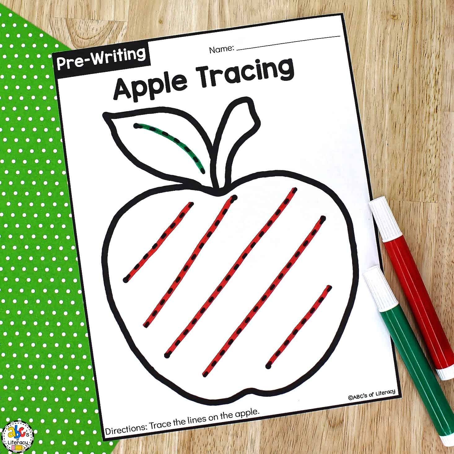 Apple Tracing Worksheets Preschool Worksheets Apple Tracing Worksheets Preschool Worksheets