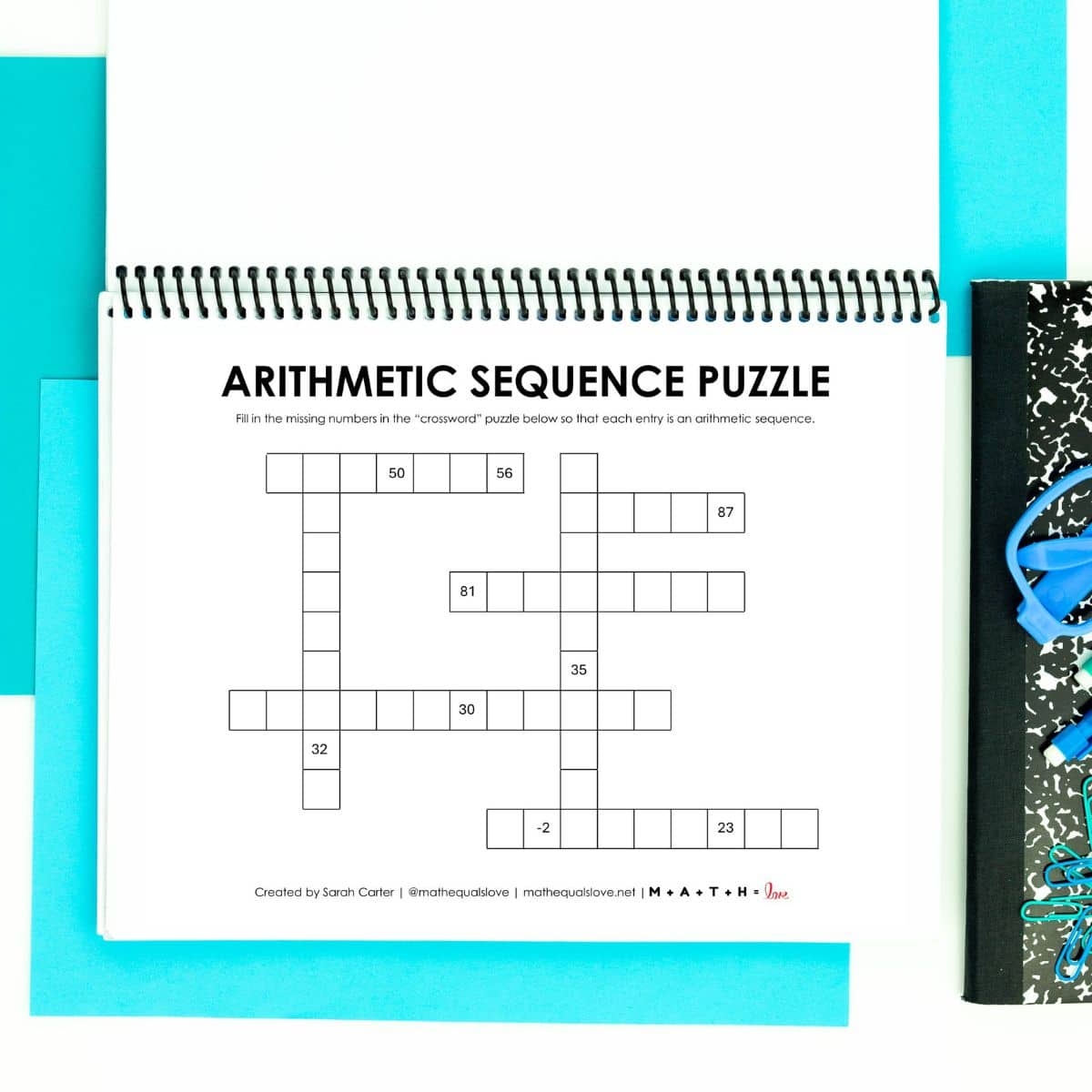 Arithmetic Sequence Puzzle Worksheet Free Printable PDF Arithmetic Sequence Puzzle Worksheet Free Printable PDF
