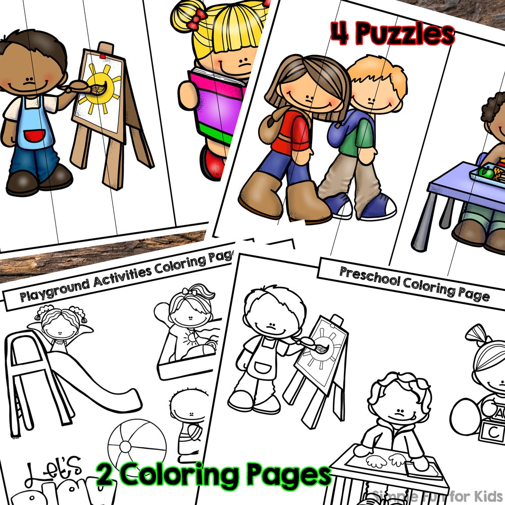 Back To Preschool Printable Pack Simple Fun For Kids Shop Back To Preschool Printable Pack Simple Fun For Kids Shop