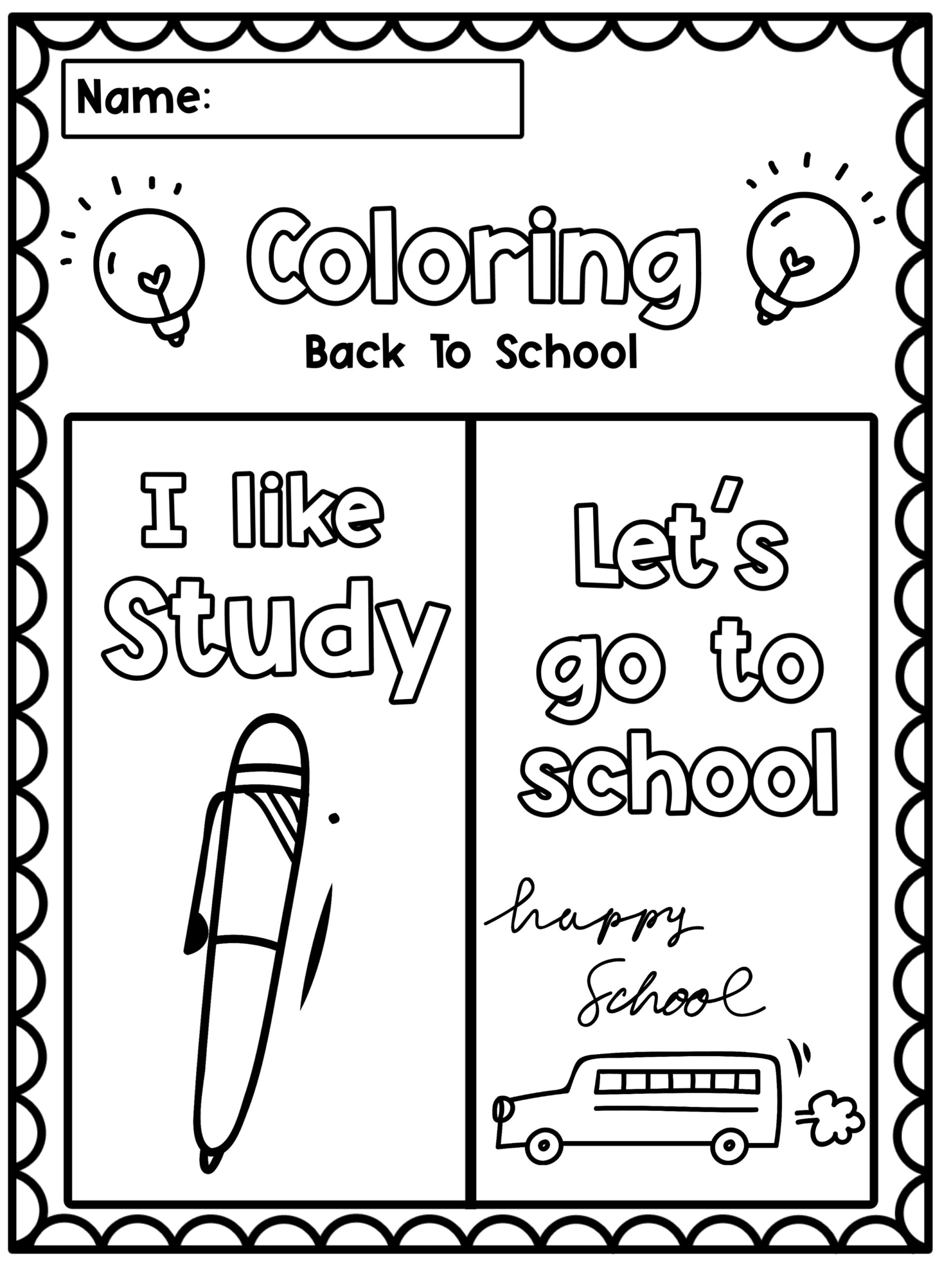 Preschool Coloring Printable Book Preschool Coloring Printable Book