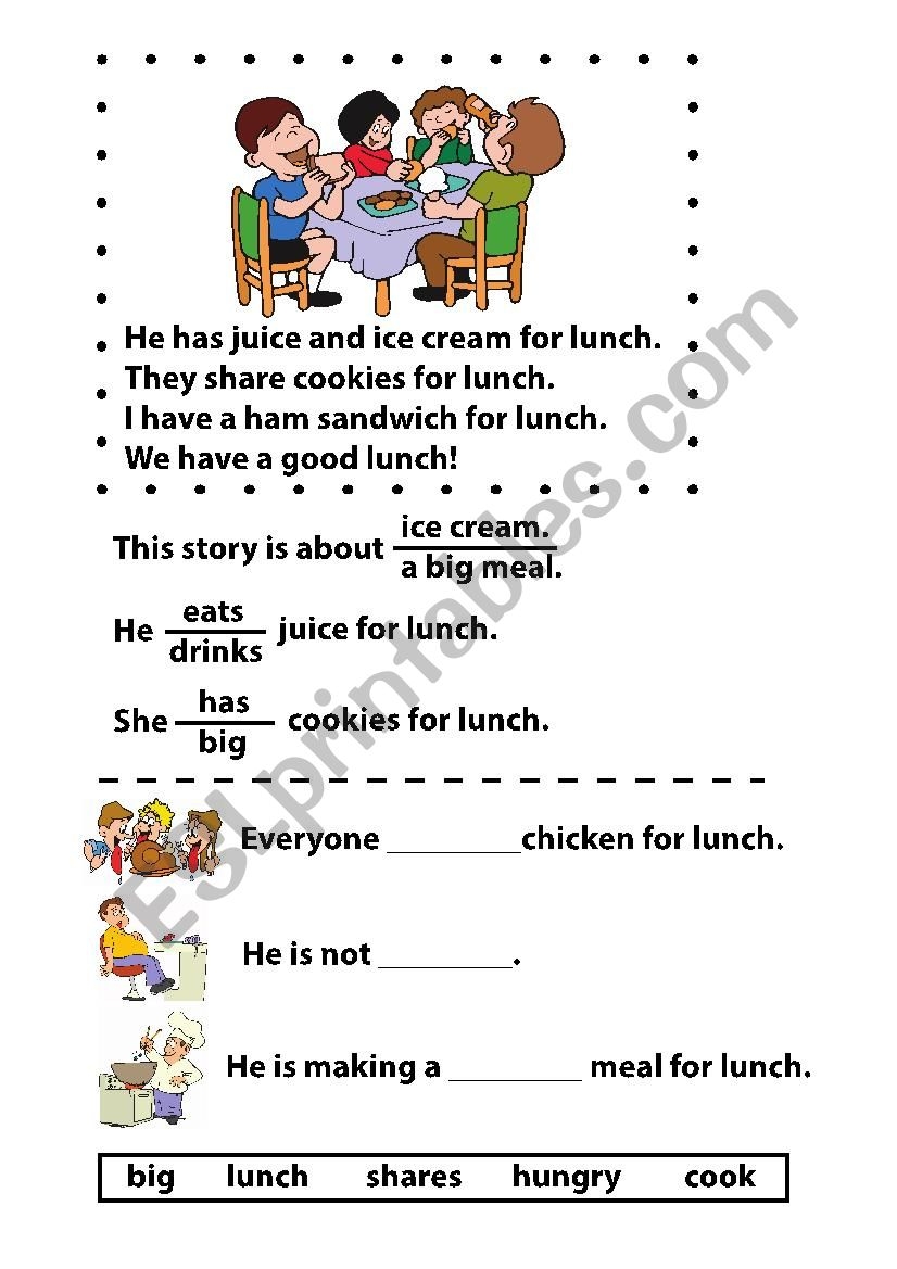 Basic Reading Comprehension Worksheets