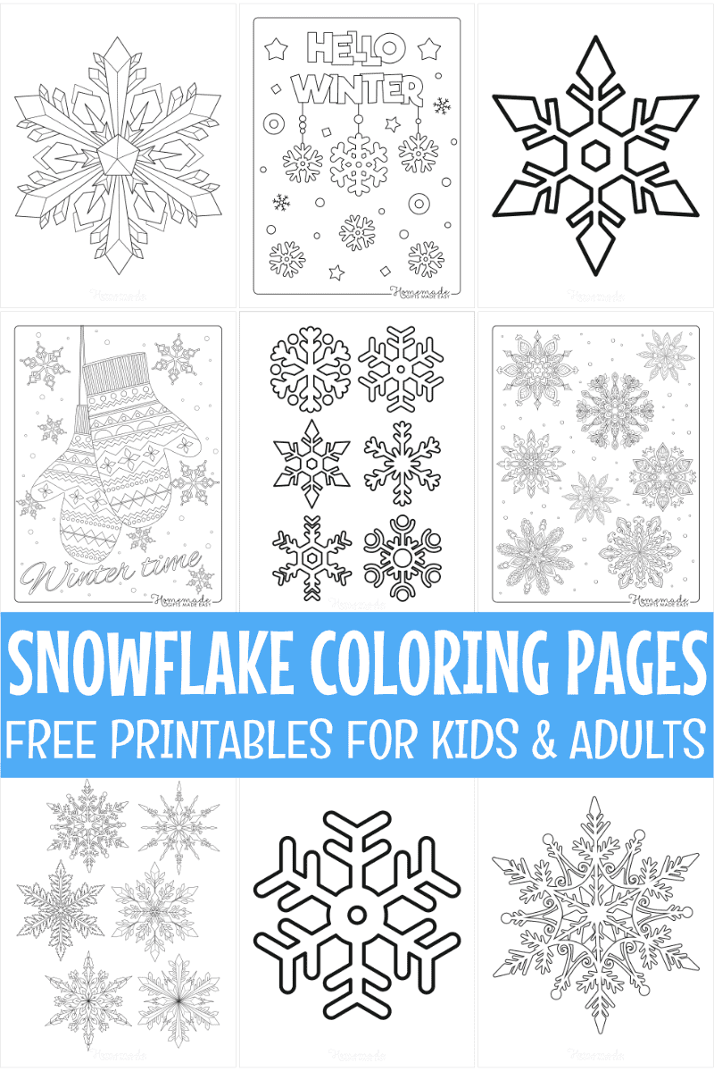 Best Snowflake Coloring Pages U0026 Free Snowflake Templates Best Snowflake Coloring Pages U0026 Free Snowflake Templates