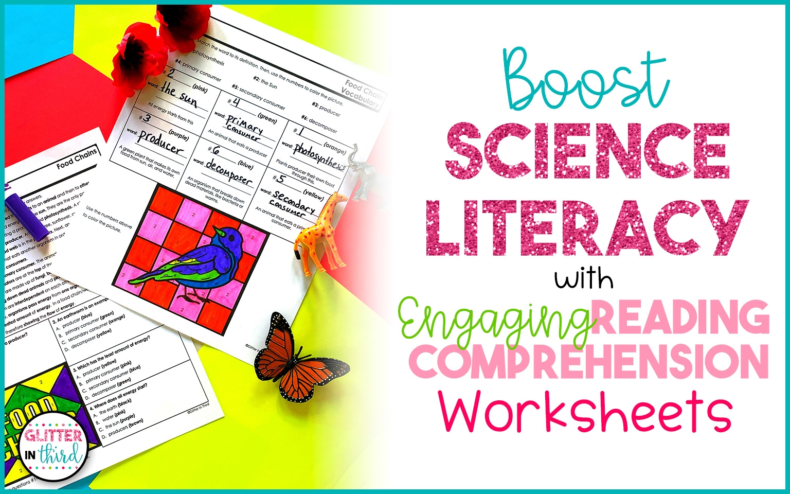 Boost Literacy With Science Reading Comprehension Worksheets Glitter In Third Boost Literacy With Science Reading Comprehension Worksheets Glitter In Third