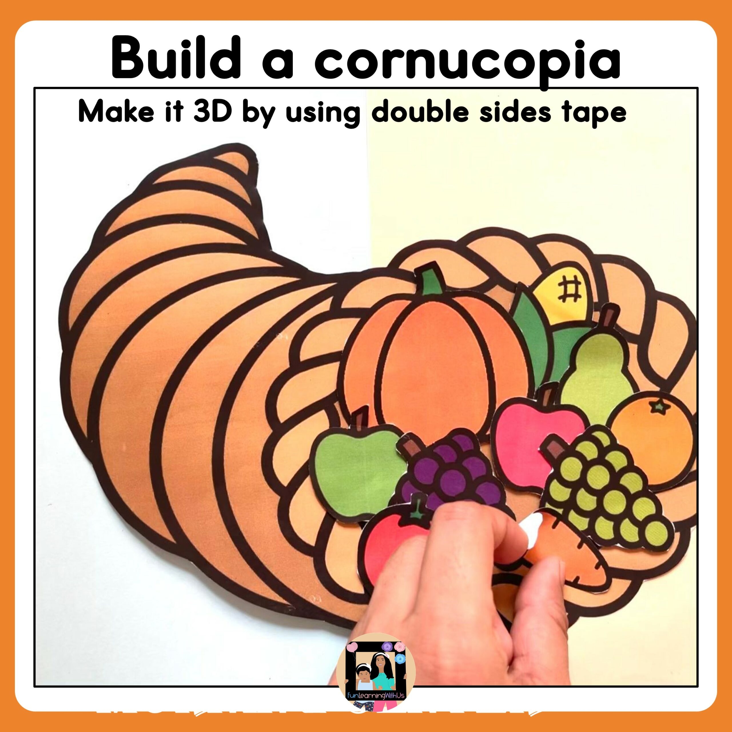 Cornucopia Craft Preschool Printable