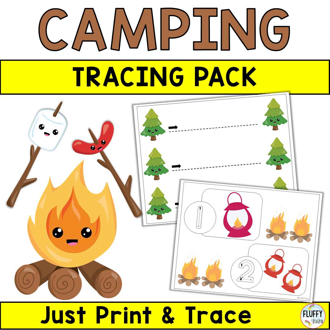 Preschool Printables Camping