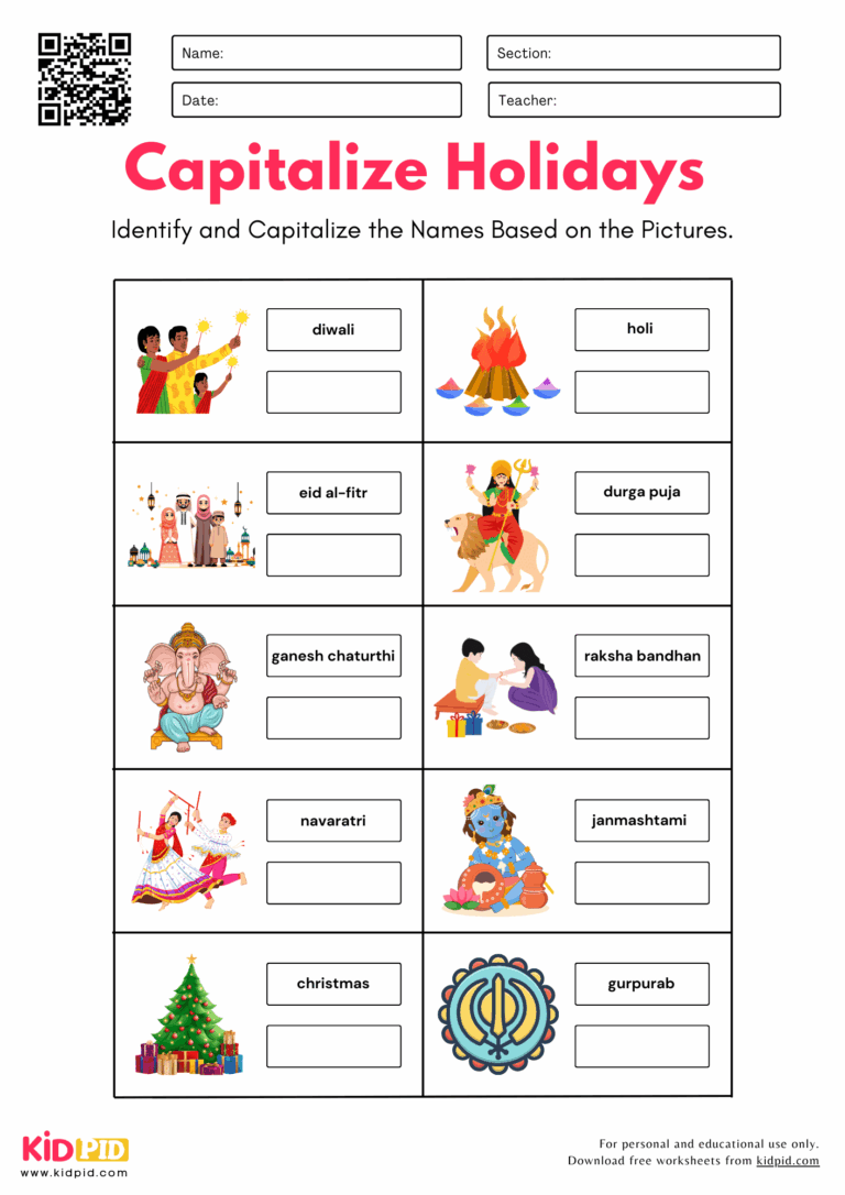 Capitalization Worksheet For Grade 2 Kidpid