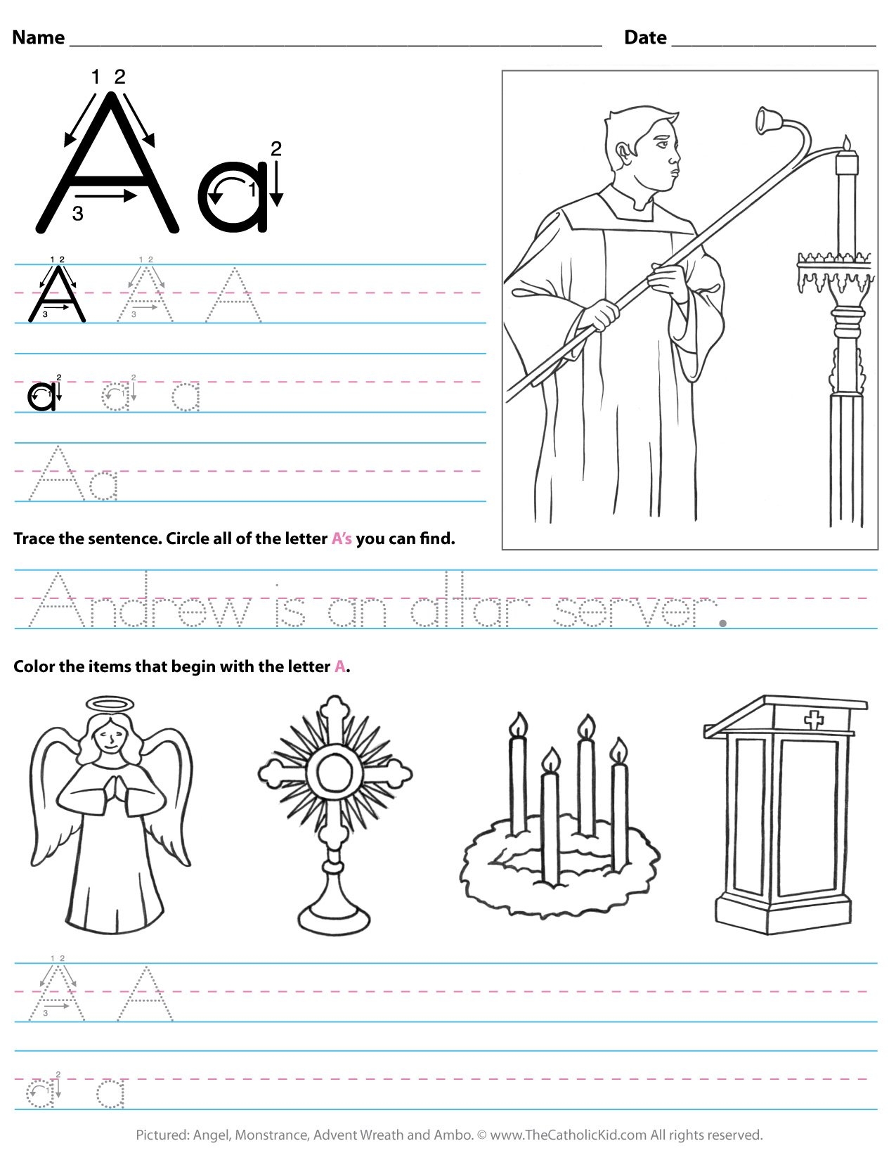 Letter A Printables For Preschool Letter A Printables For Preschool