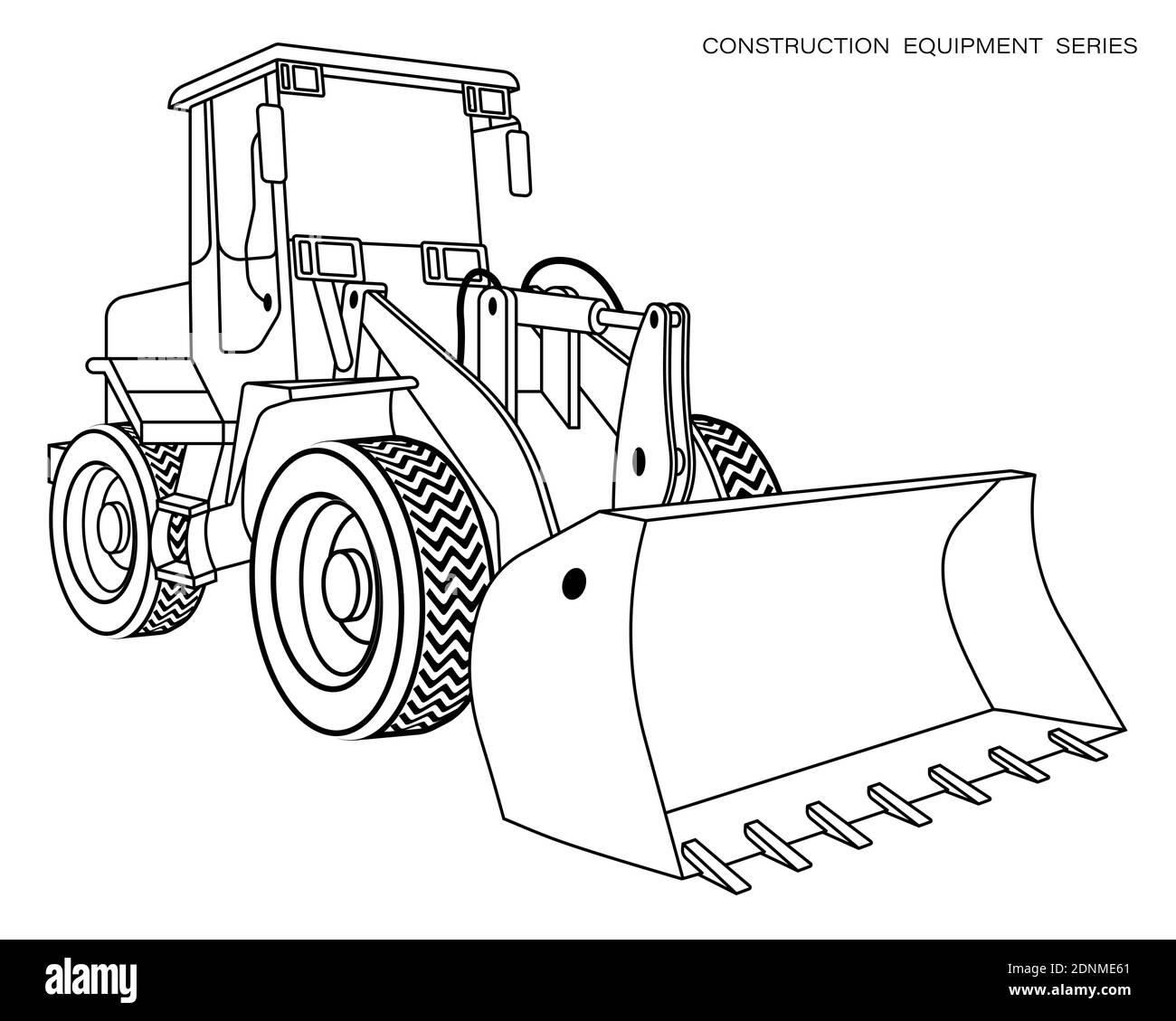 Bull Dozer Preschool Printable