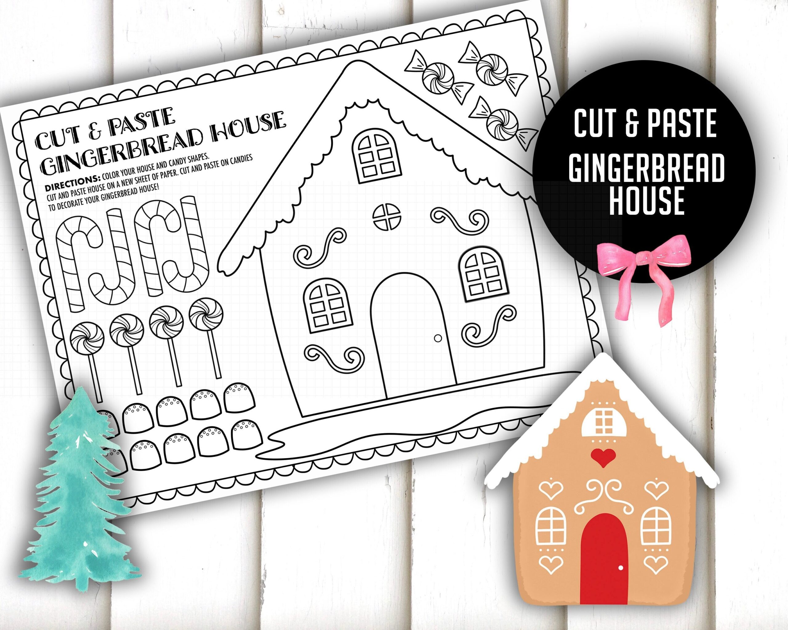 Christmas Craft Printable Christmas Craft Printable