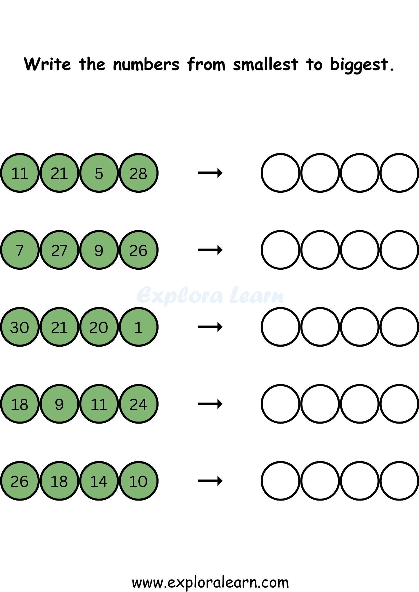 1st Class Maths Worksheets 1st Class Maths Worksheets