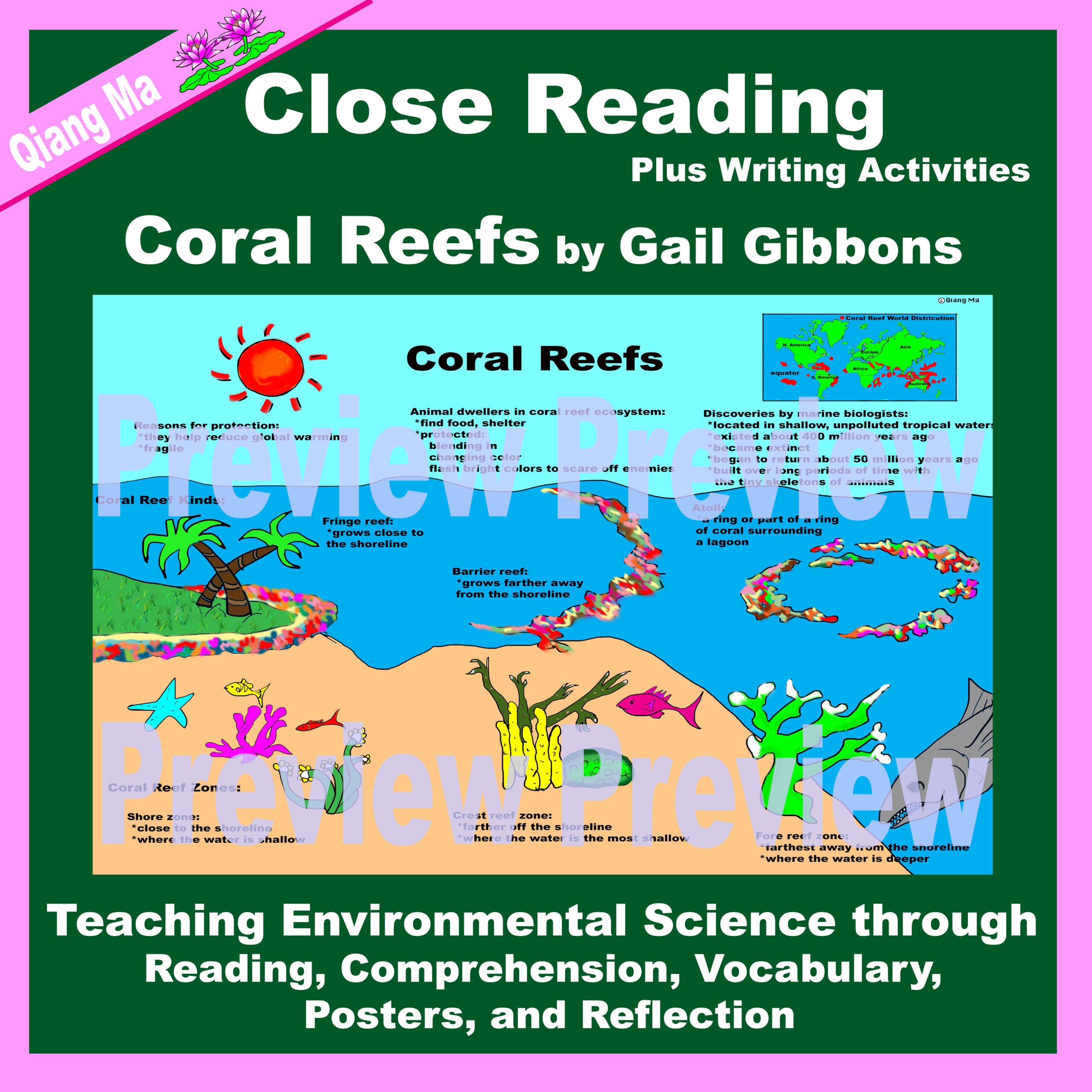 Coral Reefs Reading Comprehension Worksheets Answers Coral Reefs Reading Comprehension Worksheets Answers