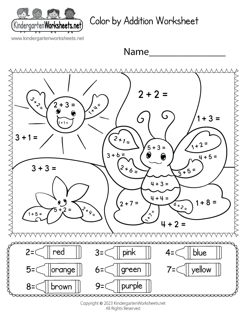 Kindergarten Worksheets Math Addition And Subtraction Kindergarten Worksheets Math Addition And Subtraction