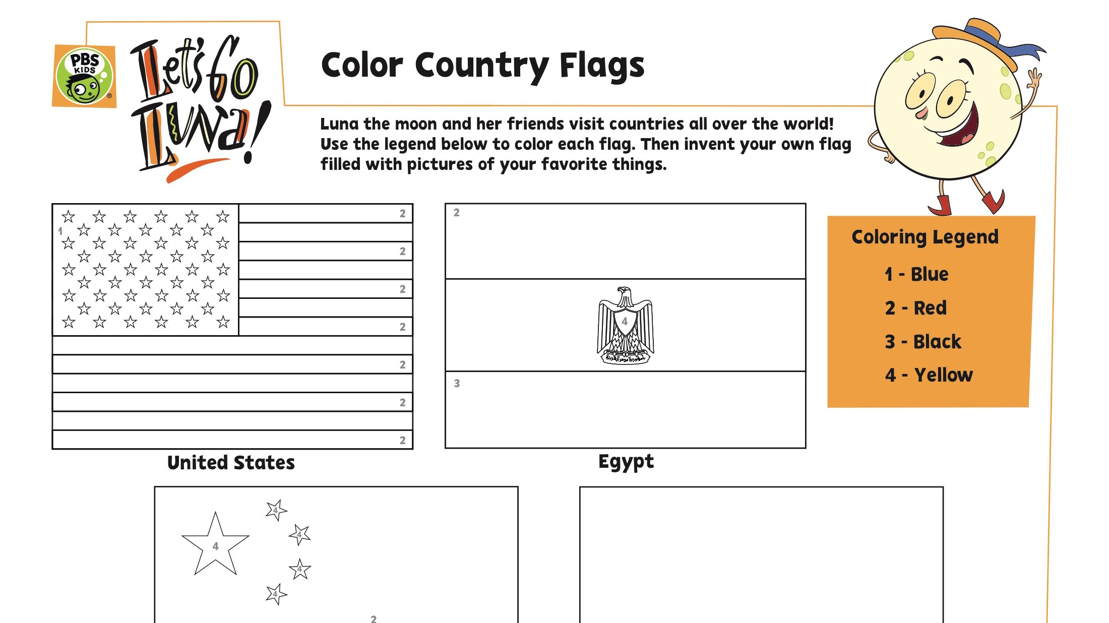 Color The Country Flags Coloring Page Kids PBS KIDS For Parents Color The Country Flags Coloring Page Kids PBS KIDS For Parents