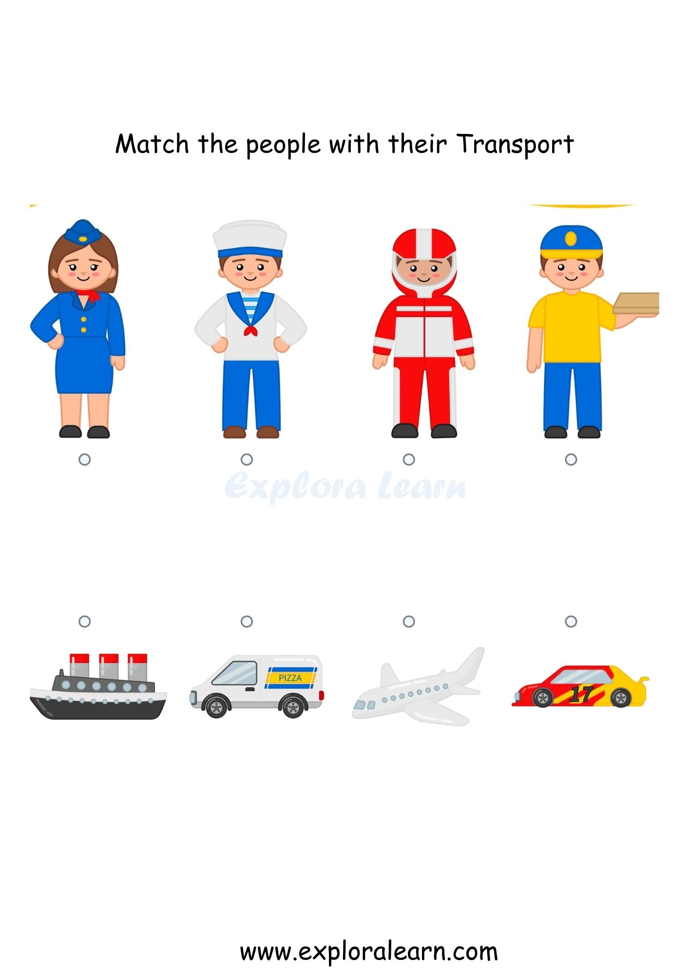 Community Helper Vehicles Worksheets For Preschool And 