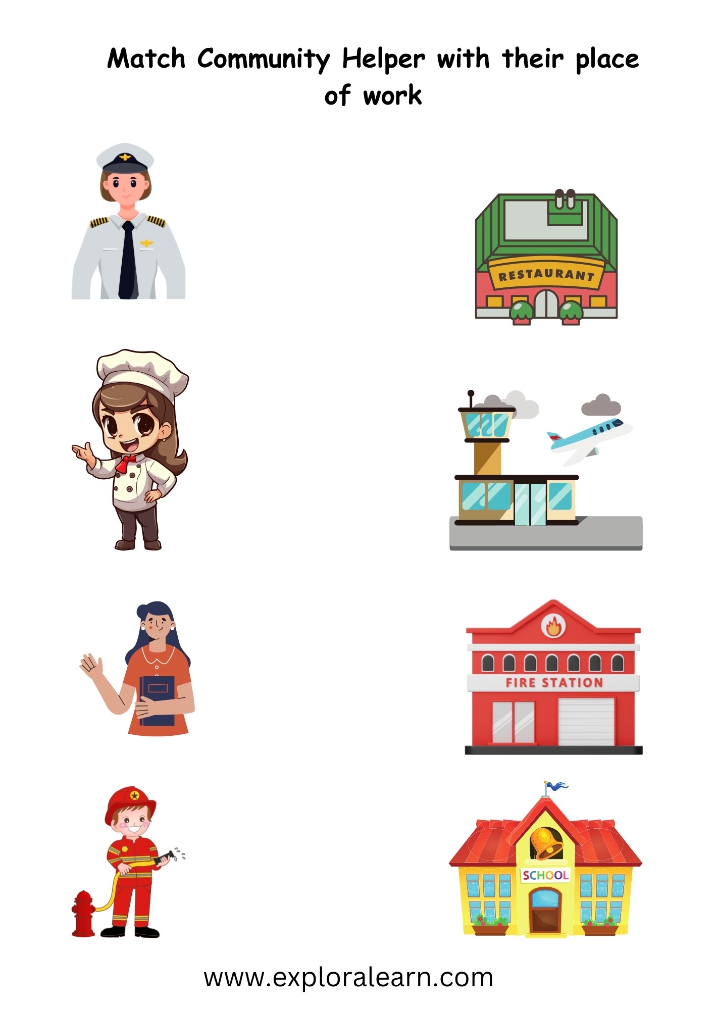 Community Helpers Printables Worksheets For Preschool And Worksheets Library