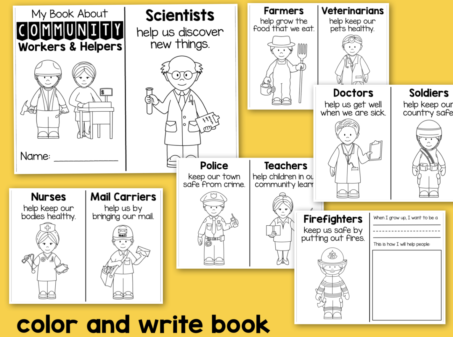 Free Printable Worksheets Kindergarten Social Studies