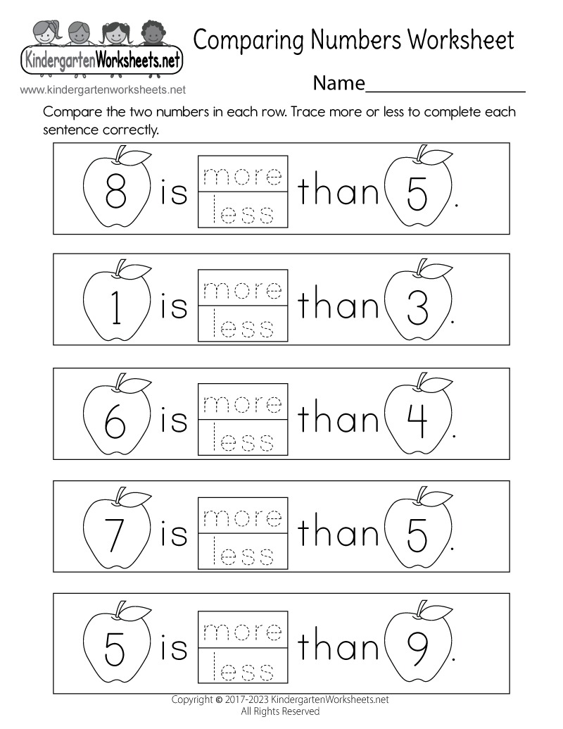 Comparing Numbers Worksheet Free Printable Digital U0026 PDF Comparing Numbers Worksheet Free Printable Digital U0026 PDF