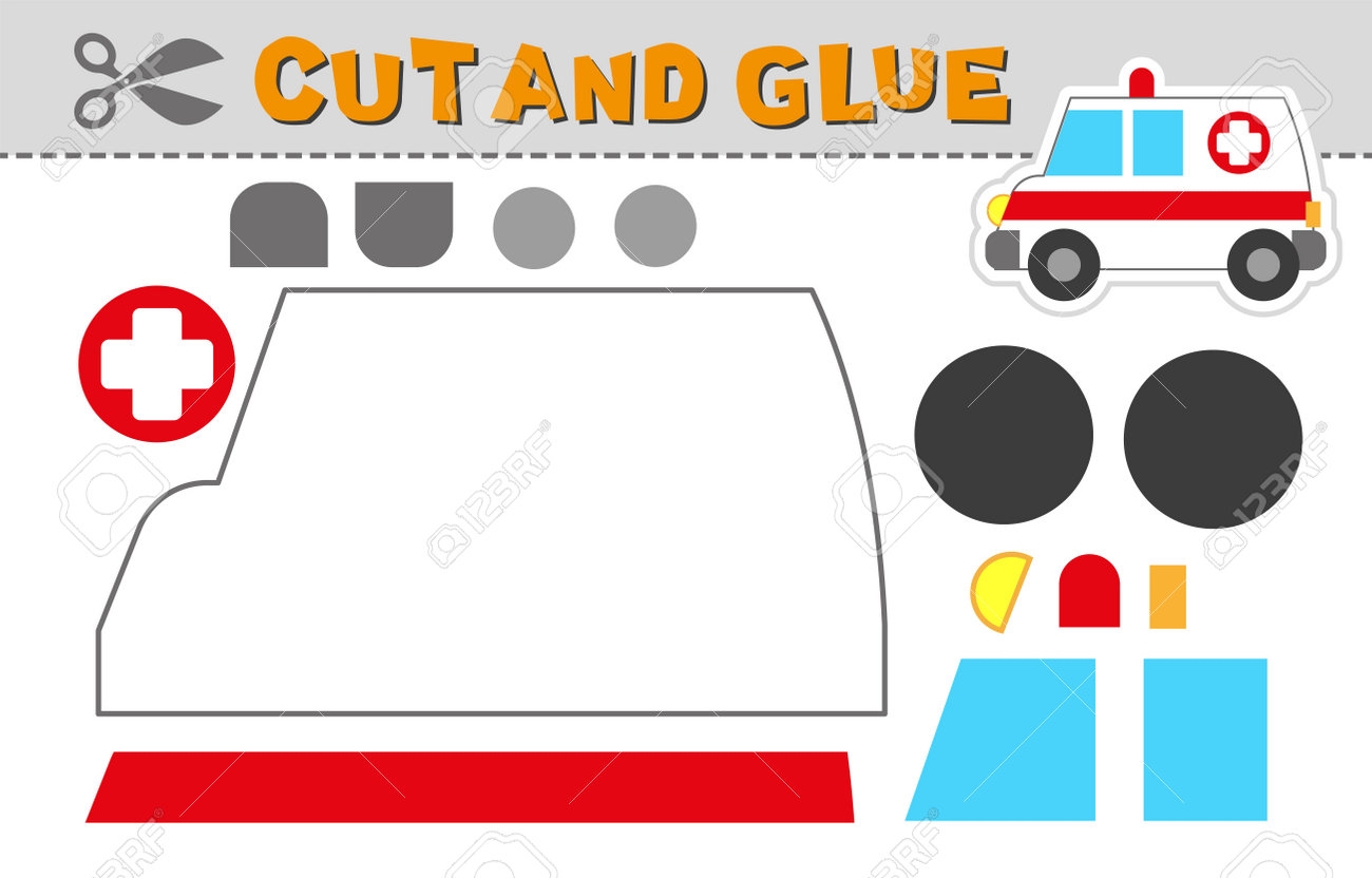 Printable Ambulance Craft Preschool Printable Ambulance Craft Preschool