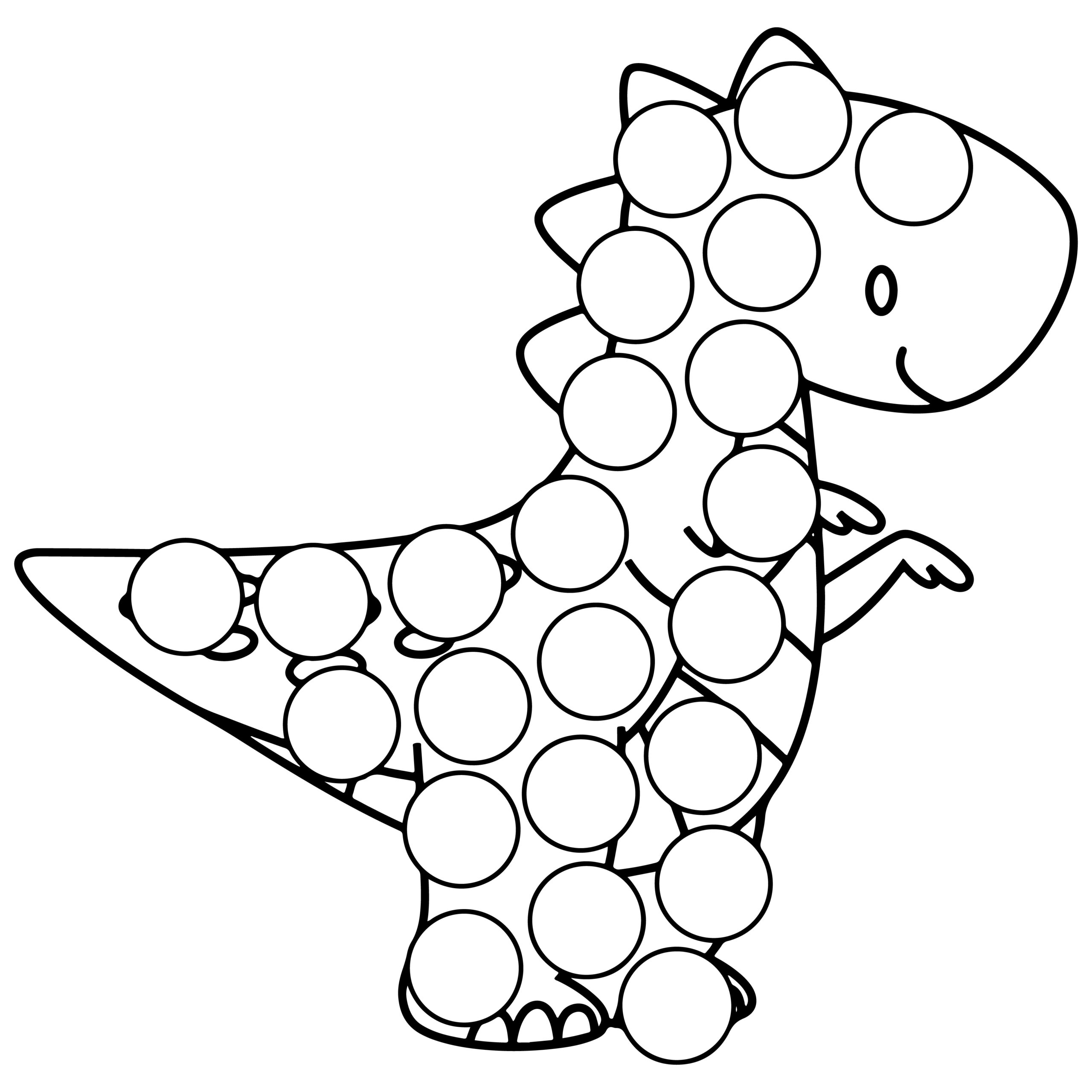 Cute Dinosaur Dot Marker Coloring And Activity Book For Toddlers Kindergarten Made By Teachers