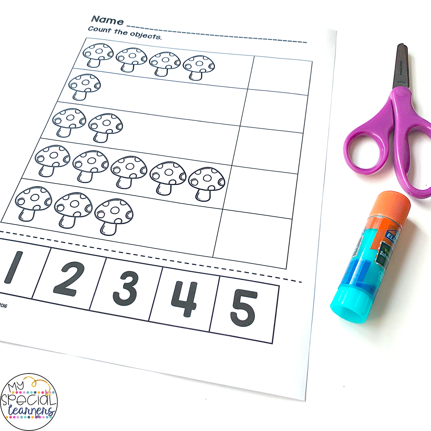 Differentiated Fall Math Worksheets For Elementary Special 