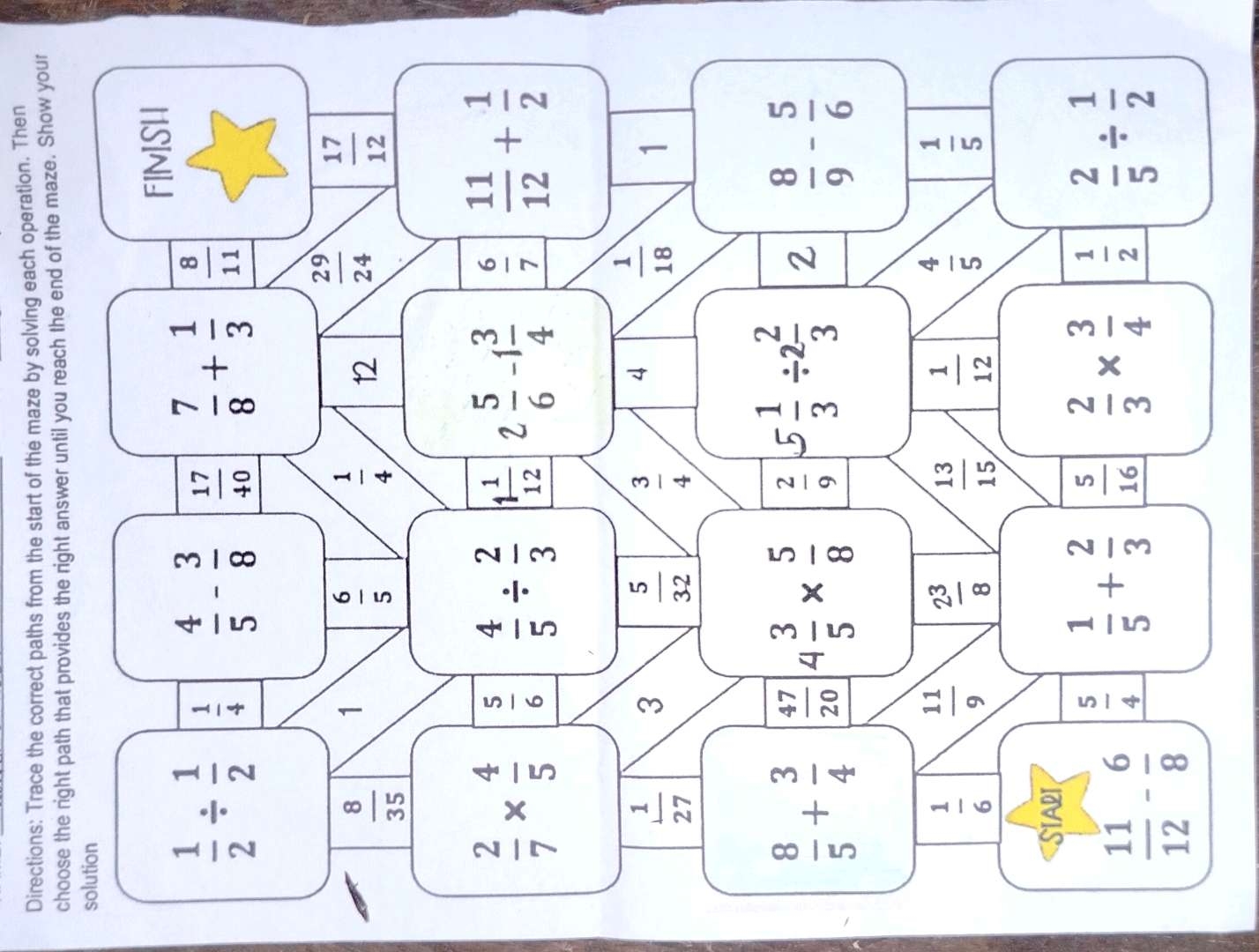 Directions Trace The Correct Paths From The StudyX