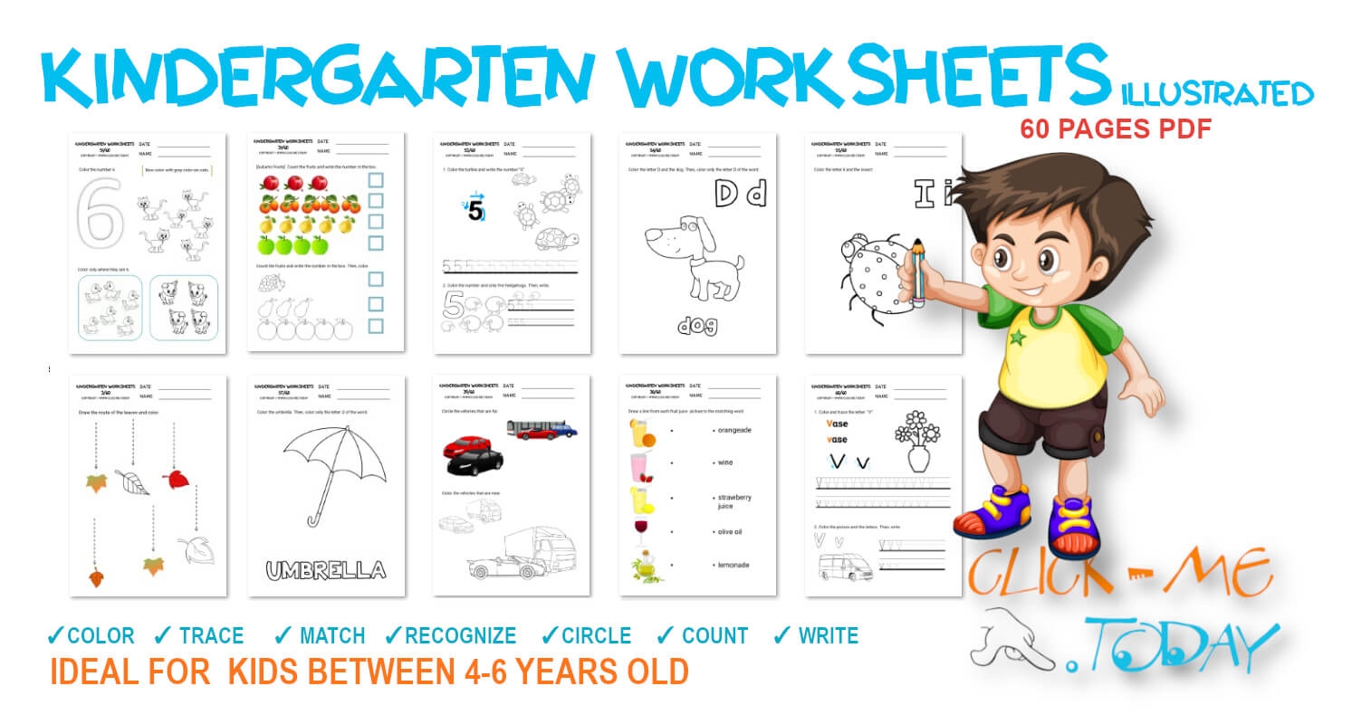 Free Preschool And Kindergarten Worksheets