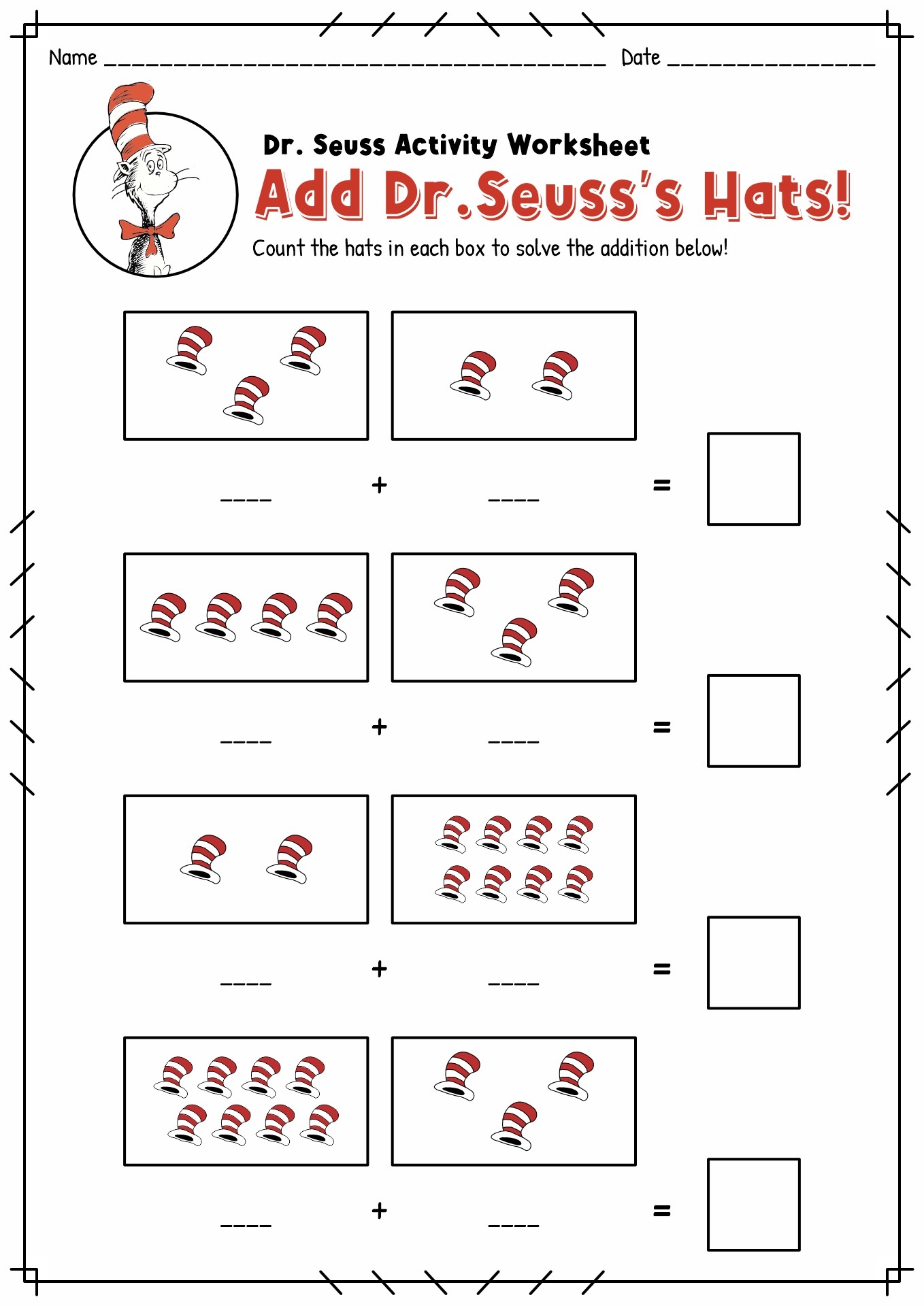 Dr Seuss Worksheets For Preschool Made By Teachers Dr Seuss Worksheets For Preschool Made By Teachers