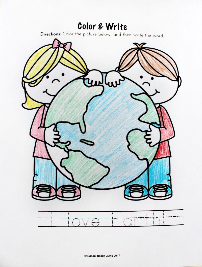 Earth Day Activities For Preschool U0026 Kindergarten Free Printables Natural Beach Living