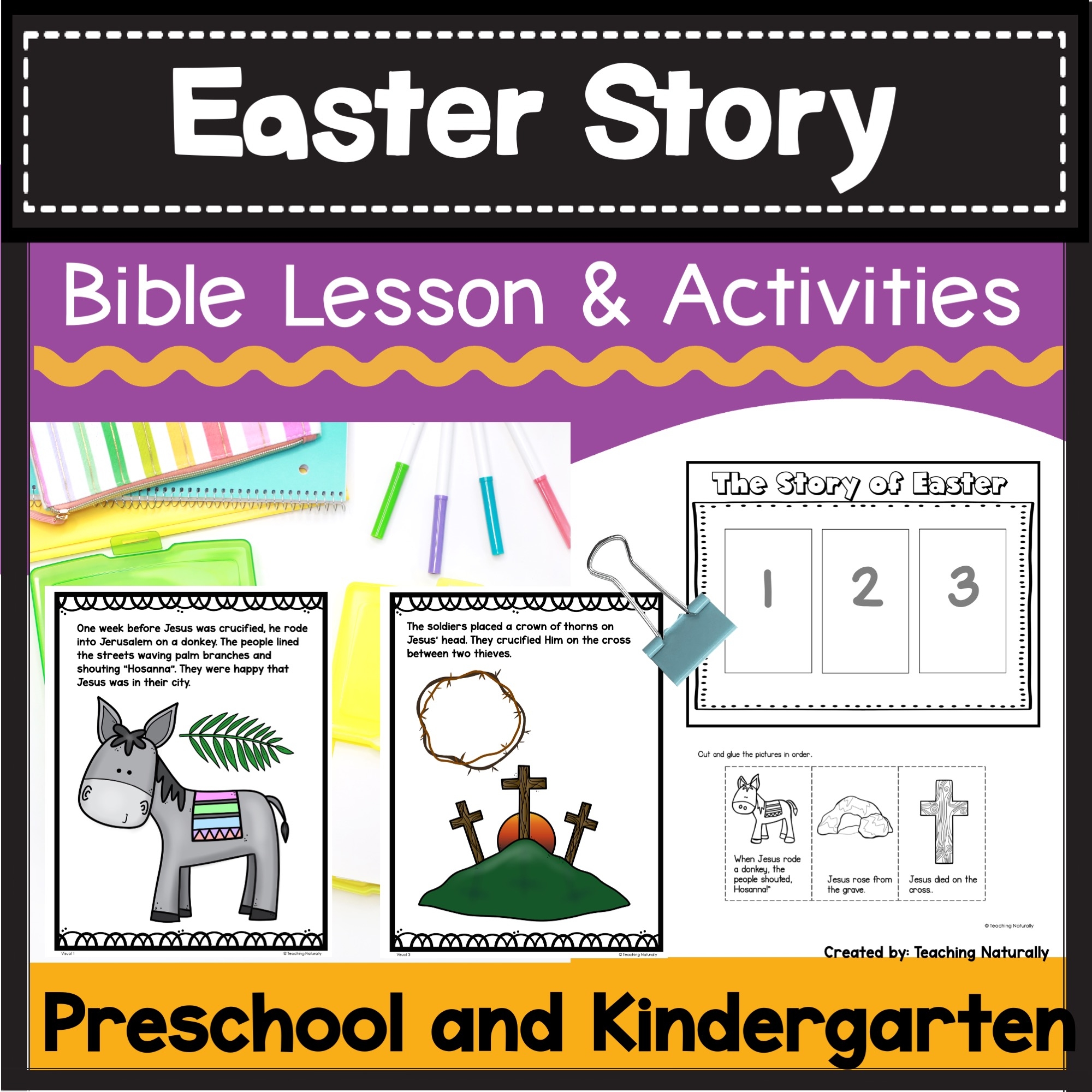 Easter Story Printables Preschool