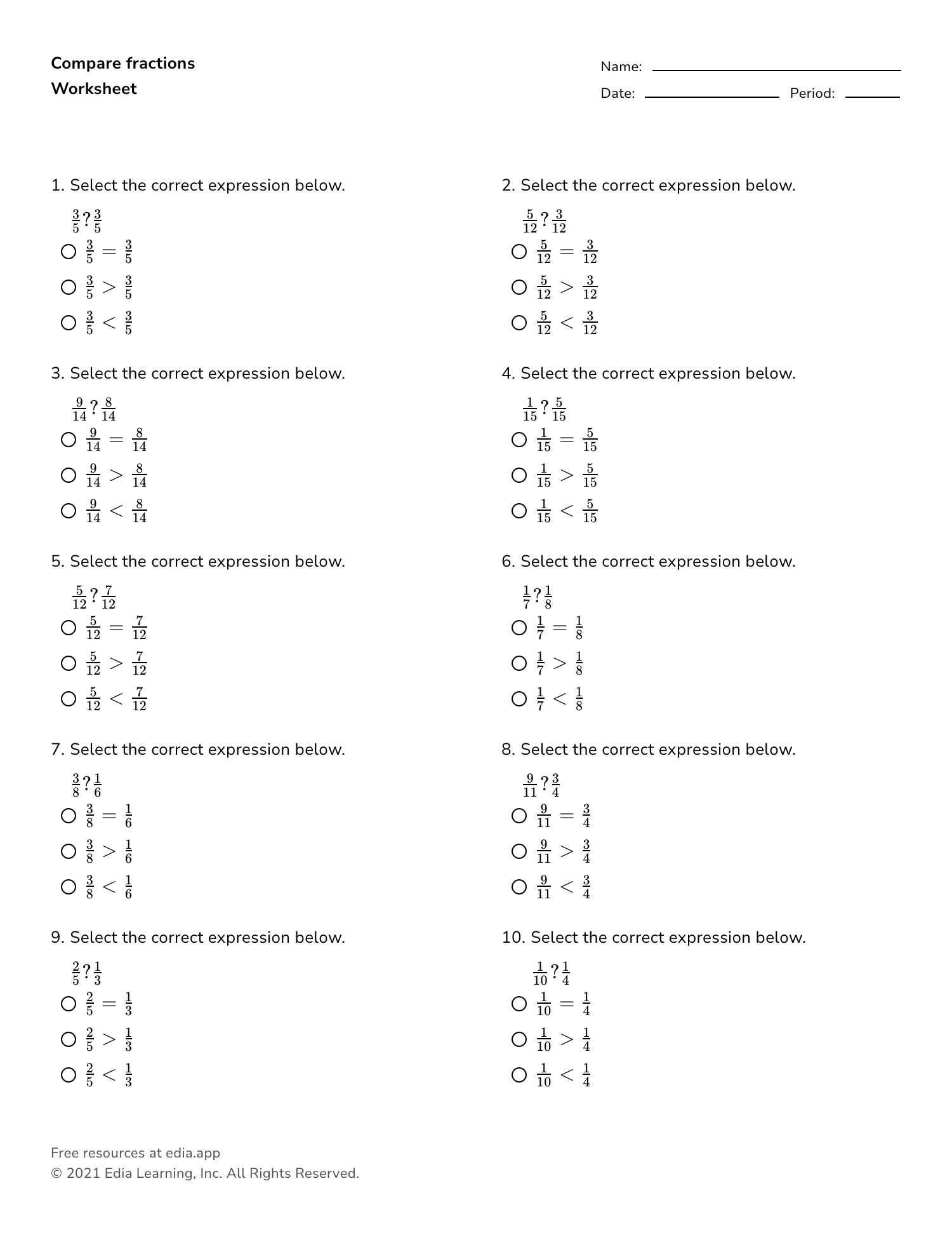 Edia Free Math Homework In Minutes Worksheets Library