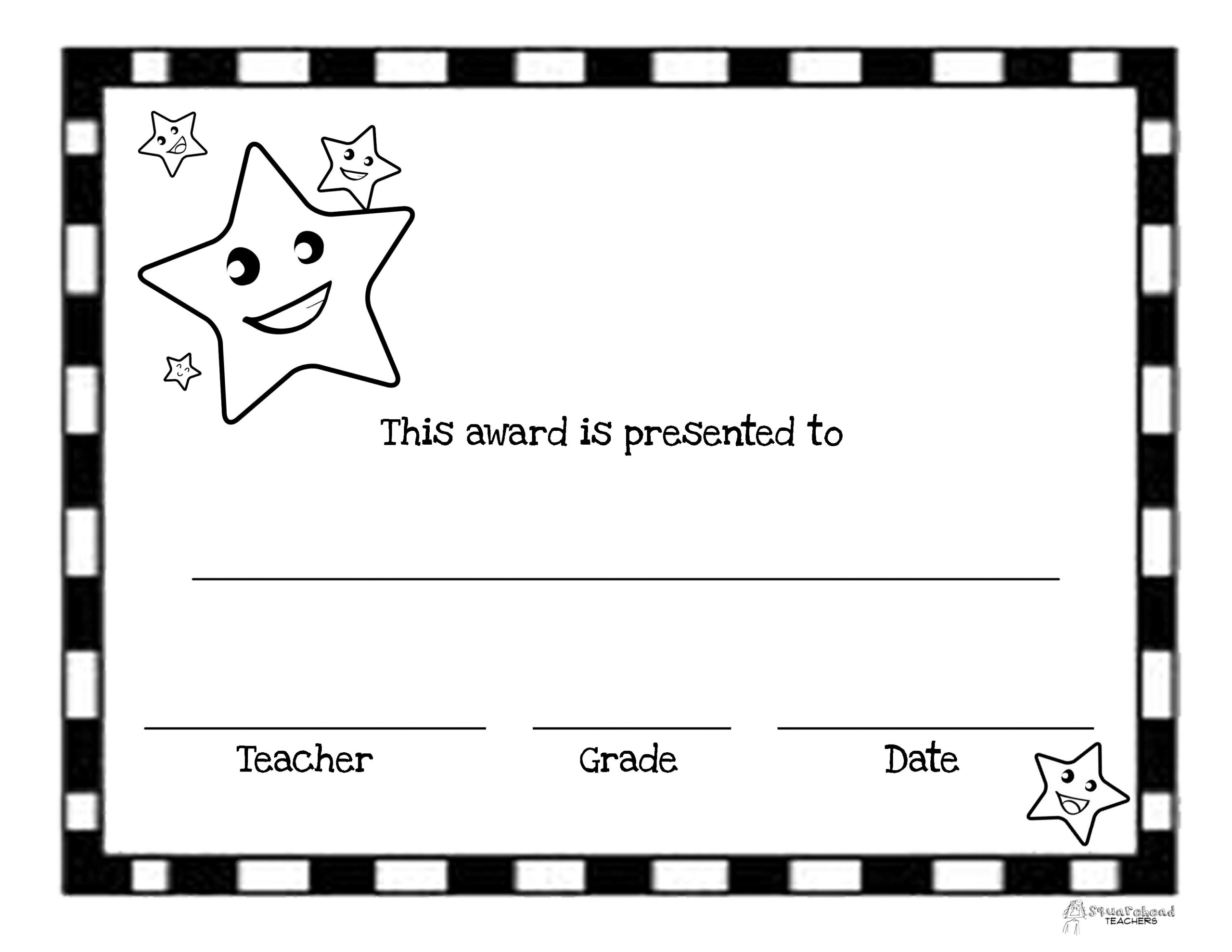 Free Printable Preschool Achievement Certificates