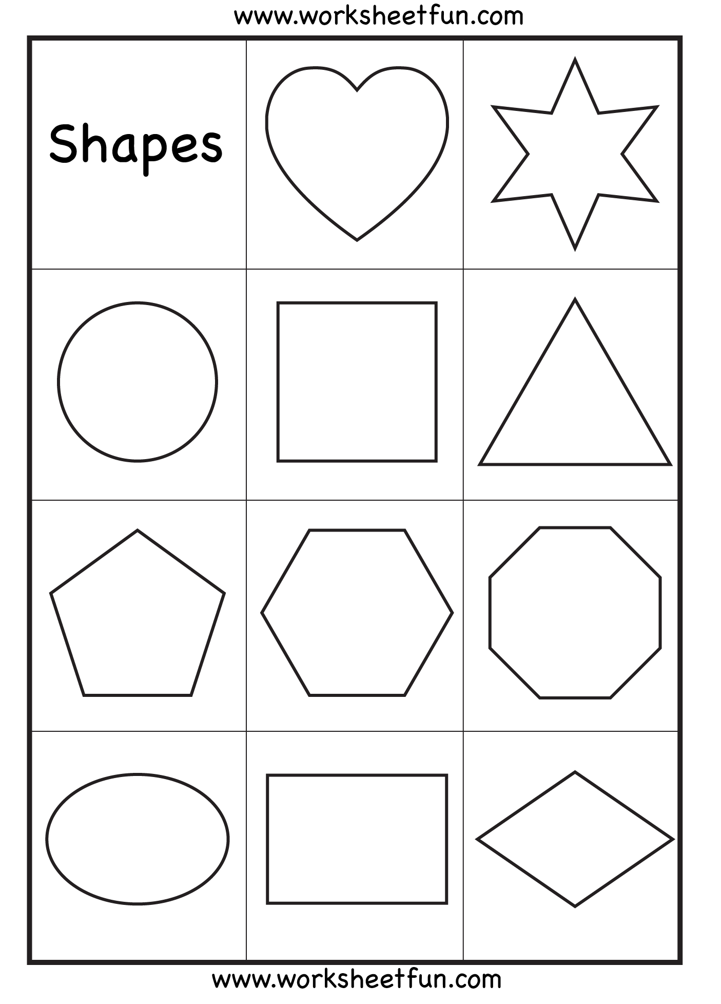 Engaging Preschool Shapes Worksheets For Early Learning Fun Engaging Preschool Shapes Worksheets For Early Learning Fun