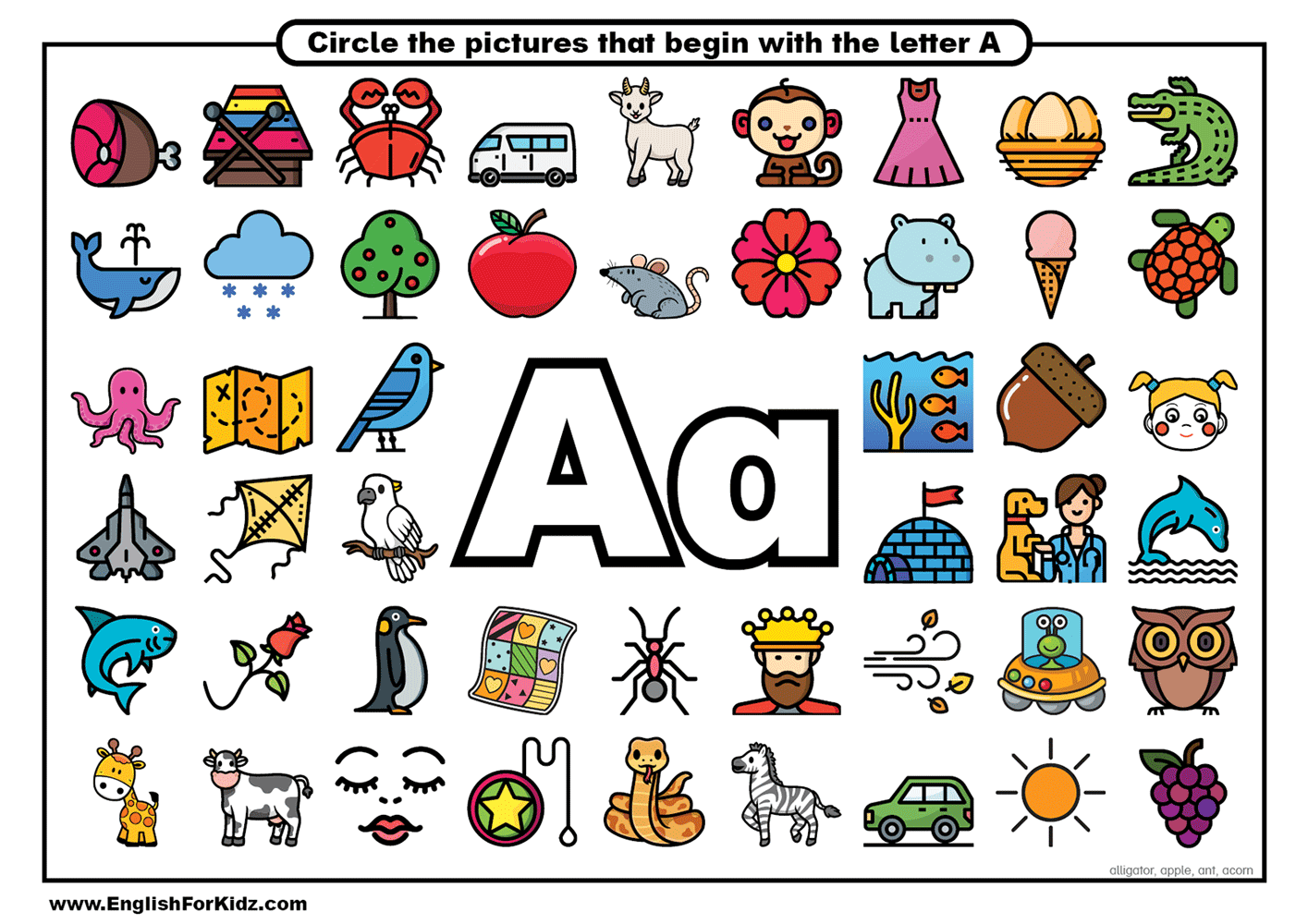 Abc Free Worksheets For Kindergarten