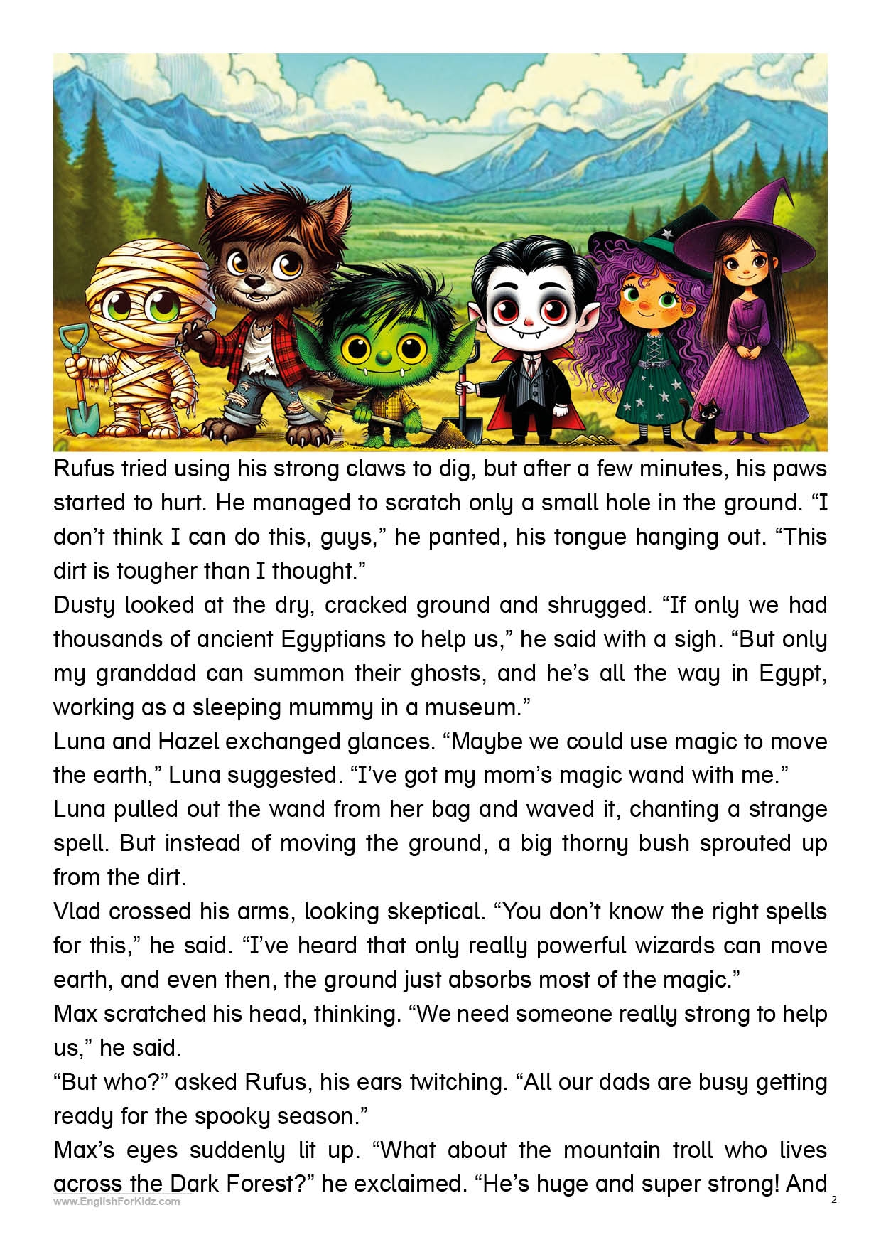 English For Kids Step By Step Halloween Reading Comprehension Worksheets And Characters Vocabulary Poster English For Kids Step By Step Halloween Reading Comprehension Worksheets And Characters Vocabulary Poster