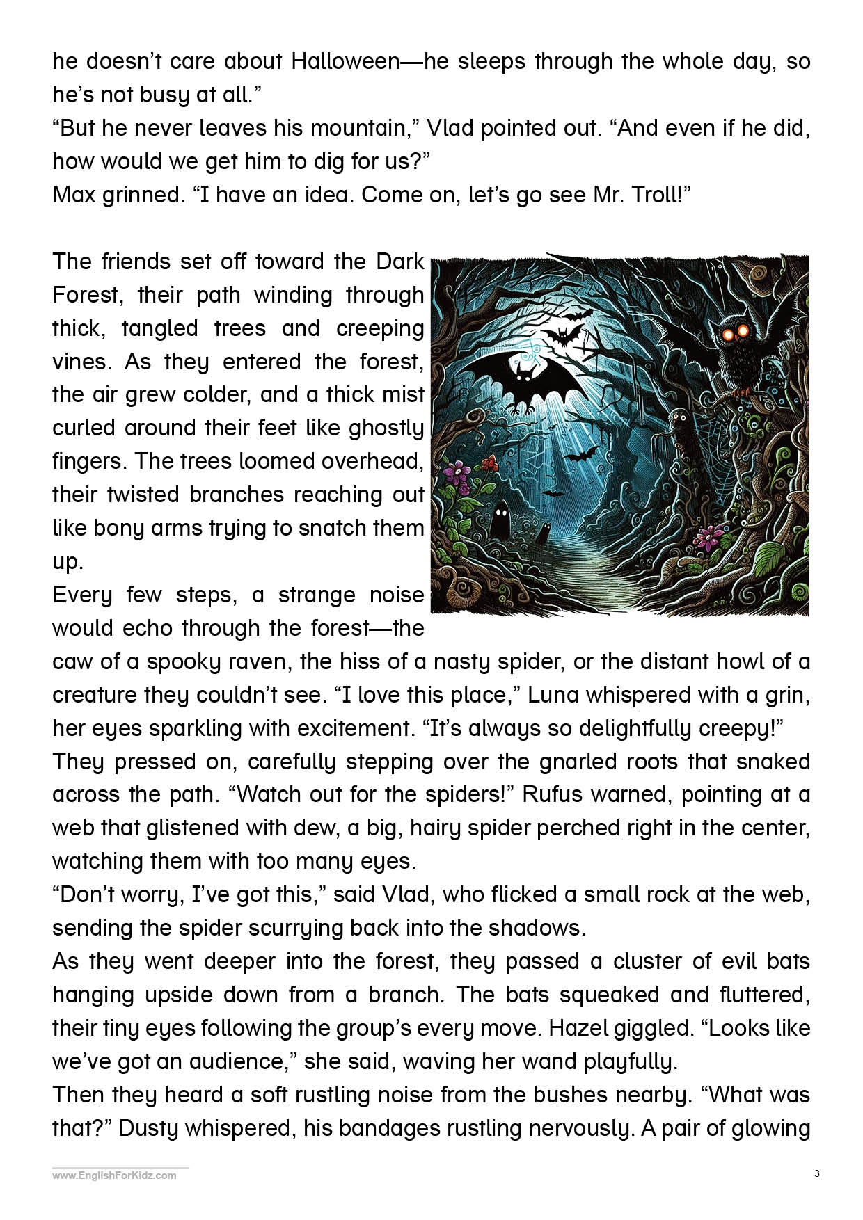 English For Kids Step By Step Halloween Reading Comprehension Worksheets And Characters Vocabulary Poster English For Kids Step By Step Halloween Reading Comprehension Worksheets And Characters Vocabulary Poster