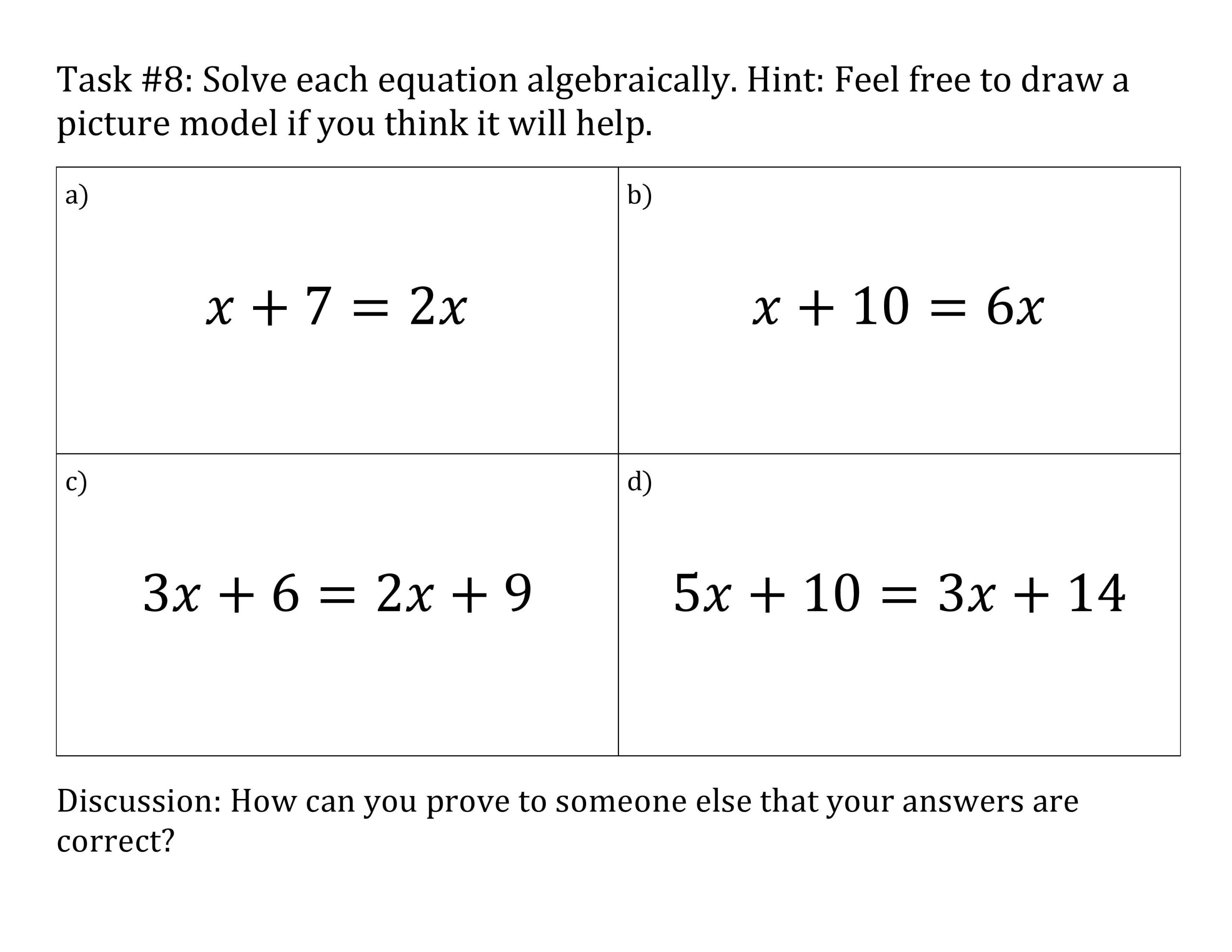 Equations With Anxous Variables Equations With Anxous Variables