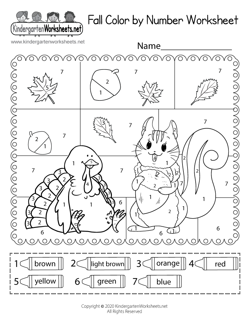 Fall Color By Number Worksheet Free Printable Digital U0026 PDF Fall Color By Number Worksheet Free Printable Digital U0026 PDF