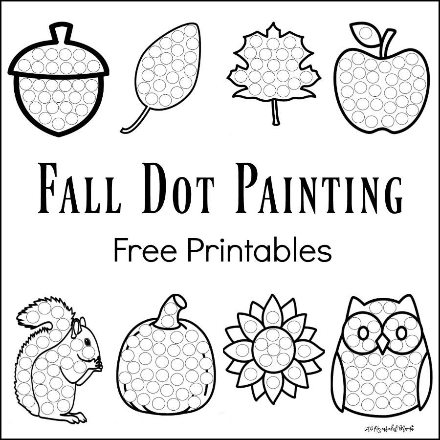 Paint Printables For Preschool