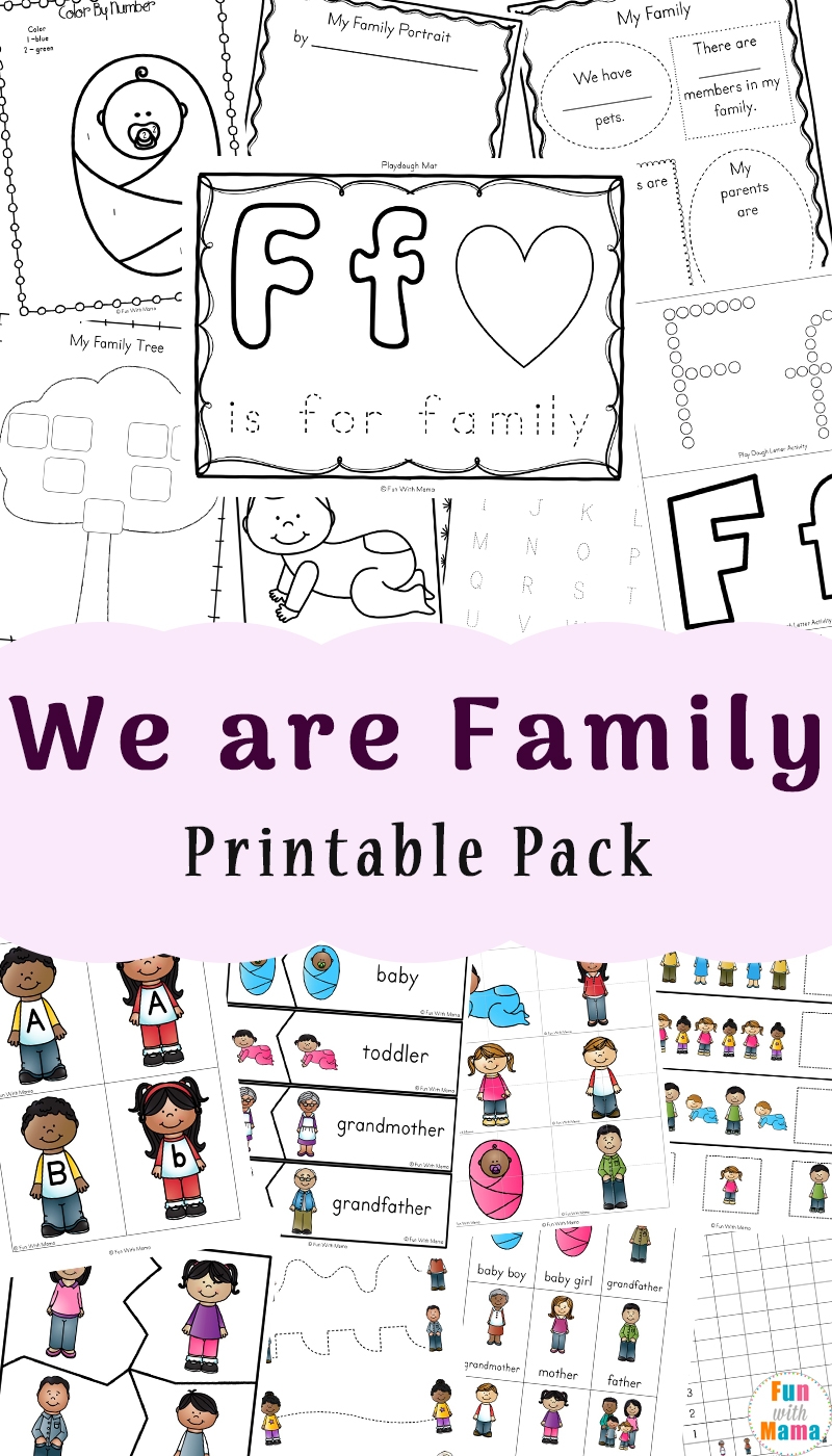 Family Printable For Preschool Free