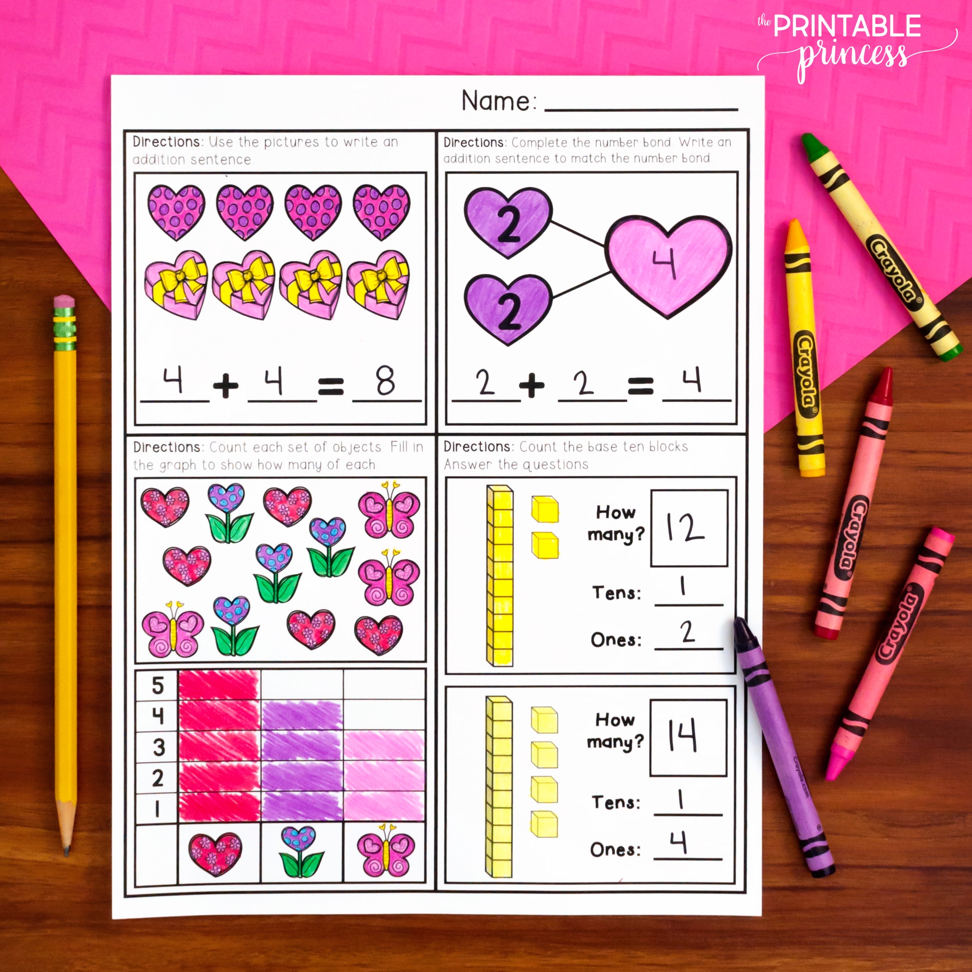 Free February Kindergarten Worksheets Free February Kindergarten Worksheets