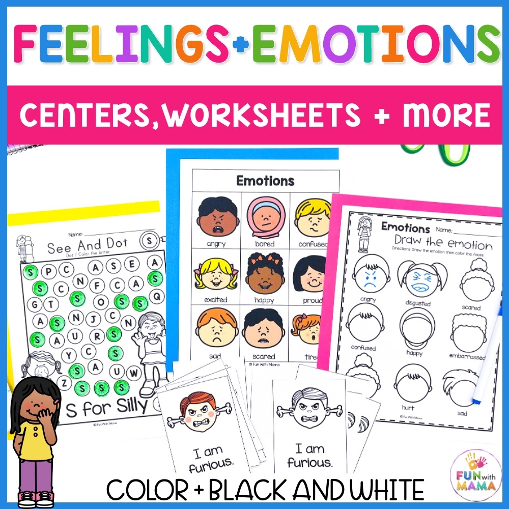 Feeling Preschool Book Printable
