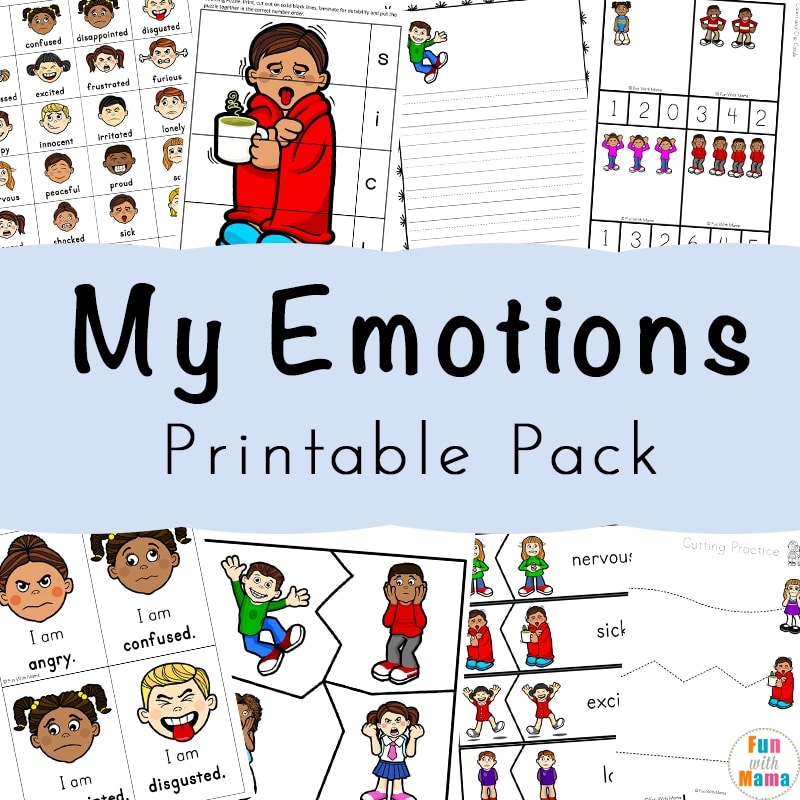 Feelings Activities Emotions Worksheets For Kids Fun With Mama Feelings Activities Emotions Worksheets For Kids Fun With Mama