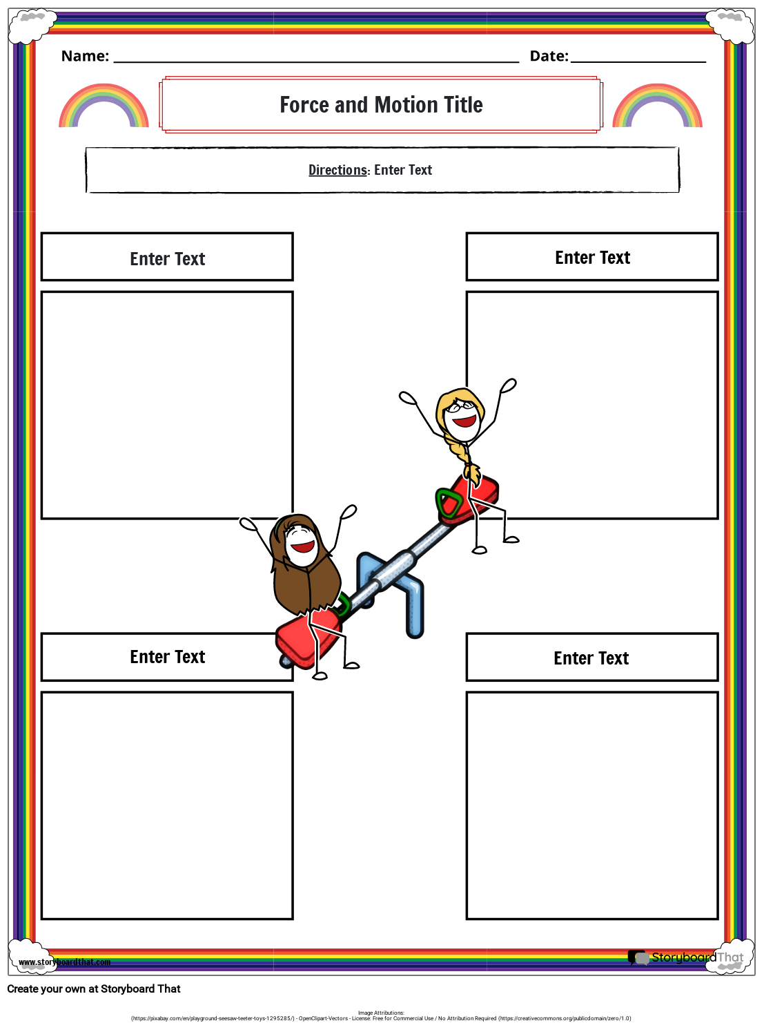 Free Printable Gravity Worksheets