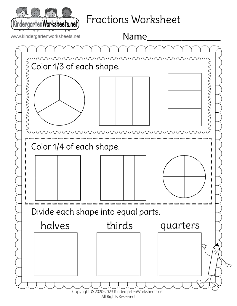 Fraction Worksheets Free Printable Fraction Worksheets Free Printable