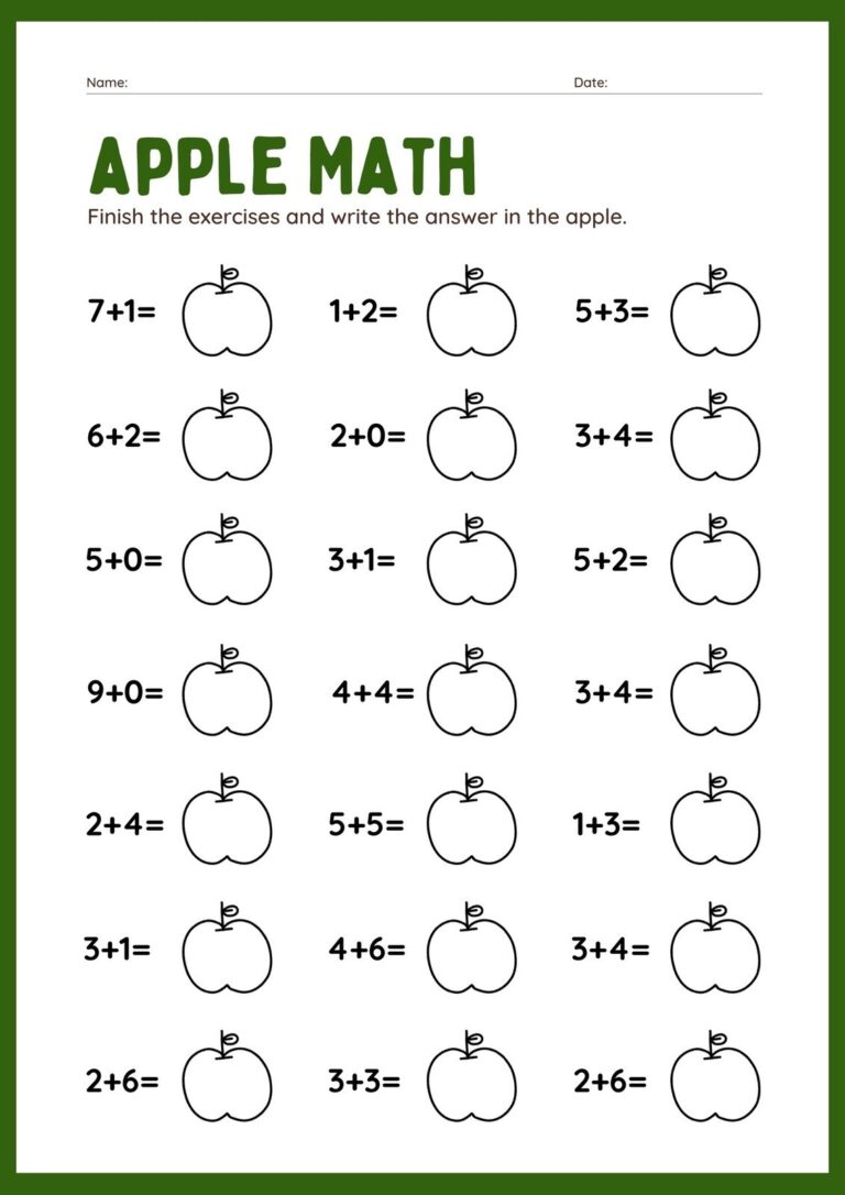 Free 1st Grade Math Worksheet Templates To Customize Canva