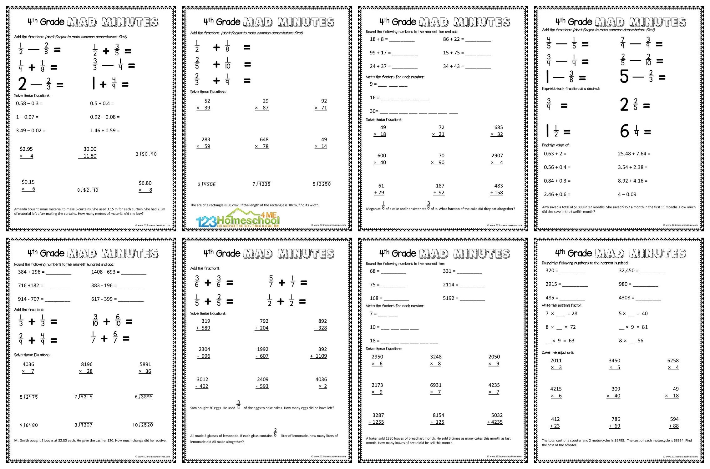 Multiplication Worksheets Grade 4 Free Printable Multiplication Worksheets Grade 4 Free Printable