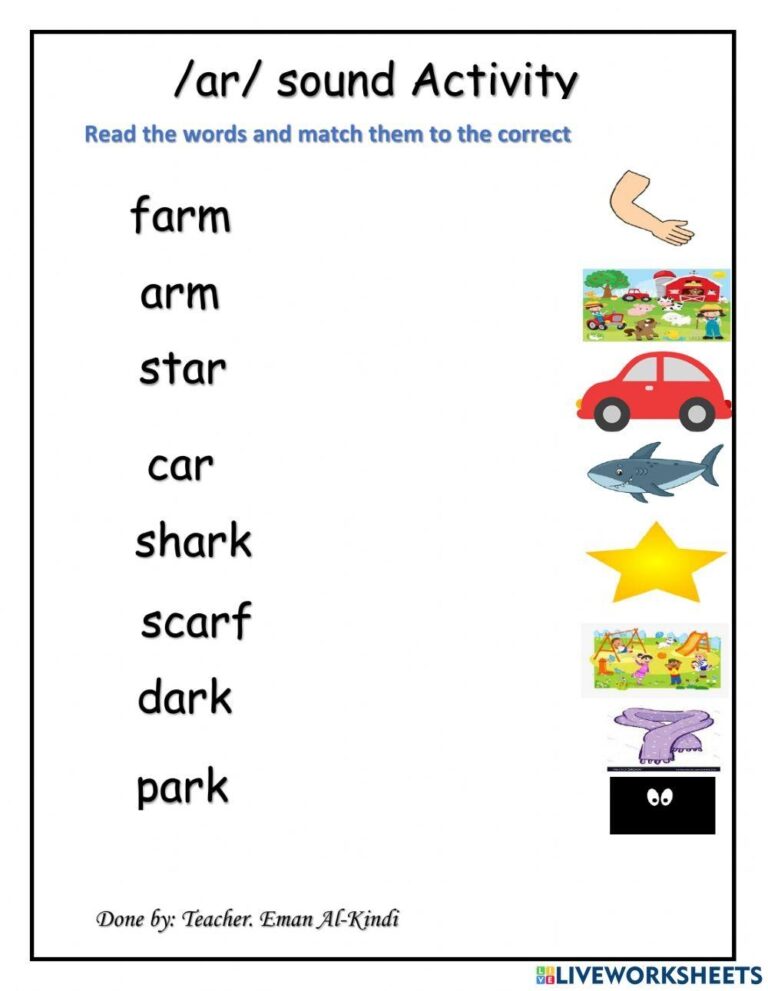 Free Ar Words Worksheet Download Free Ar Words Worksheet Png Images Free Worksheets On Clipart Library