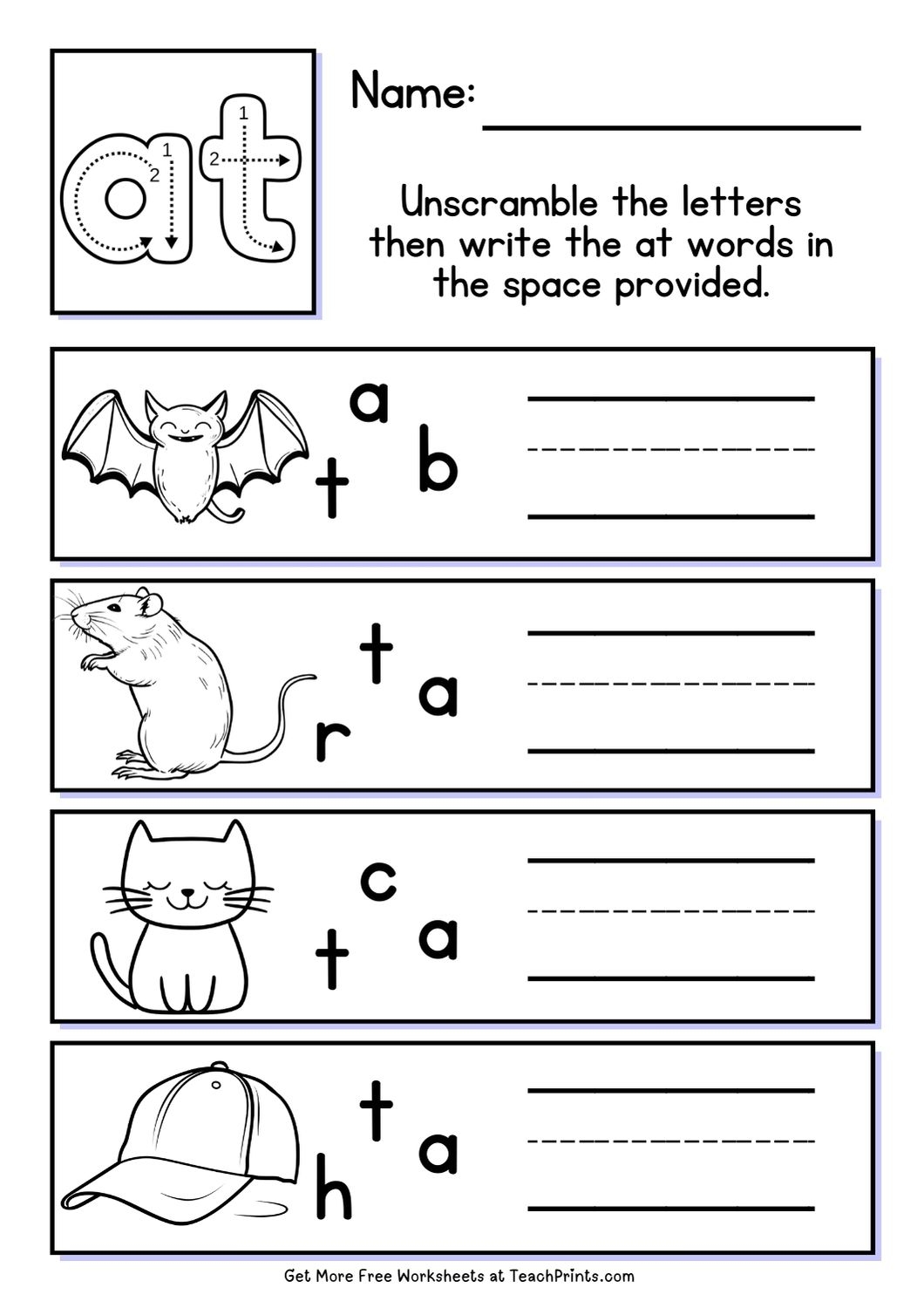 Unscramble Words Worksheets For Kindergarten Unscramble Words Worksheets For Kindergarten