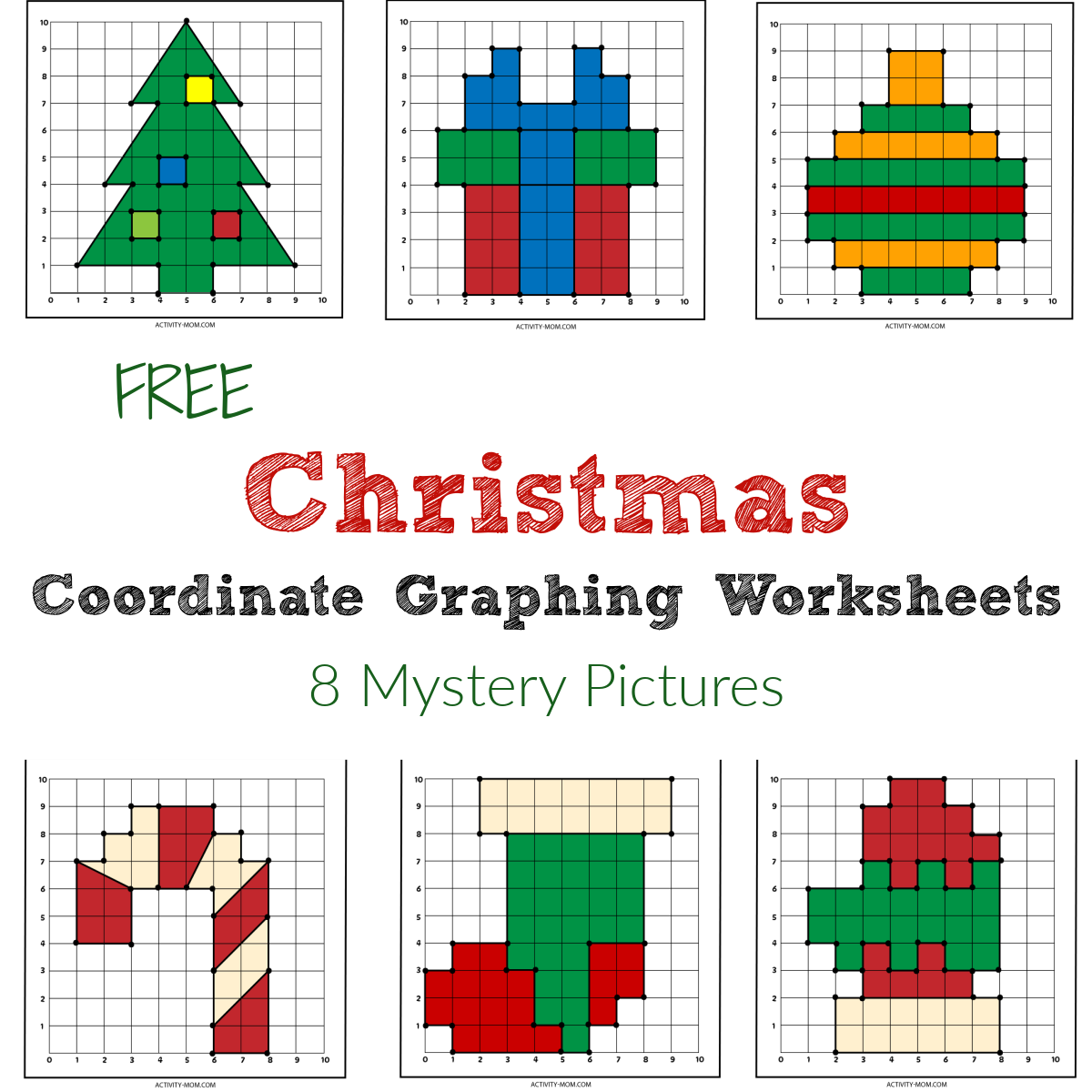 Free Printable Coordinate Graph Pictures Worksheets